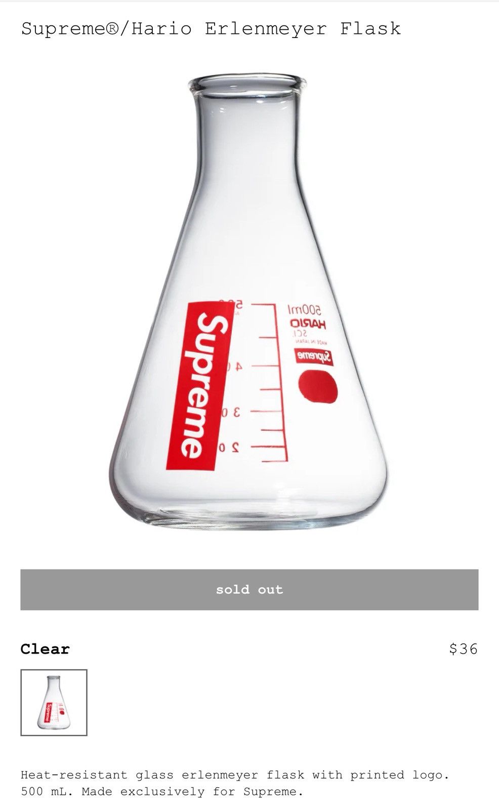 Supreme Supreme flask Size ONE SIZE - 4 Thumbnail