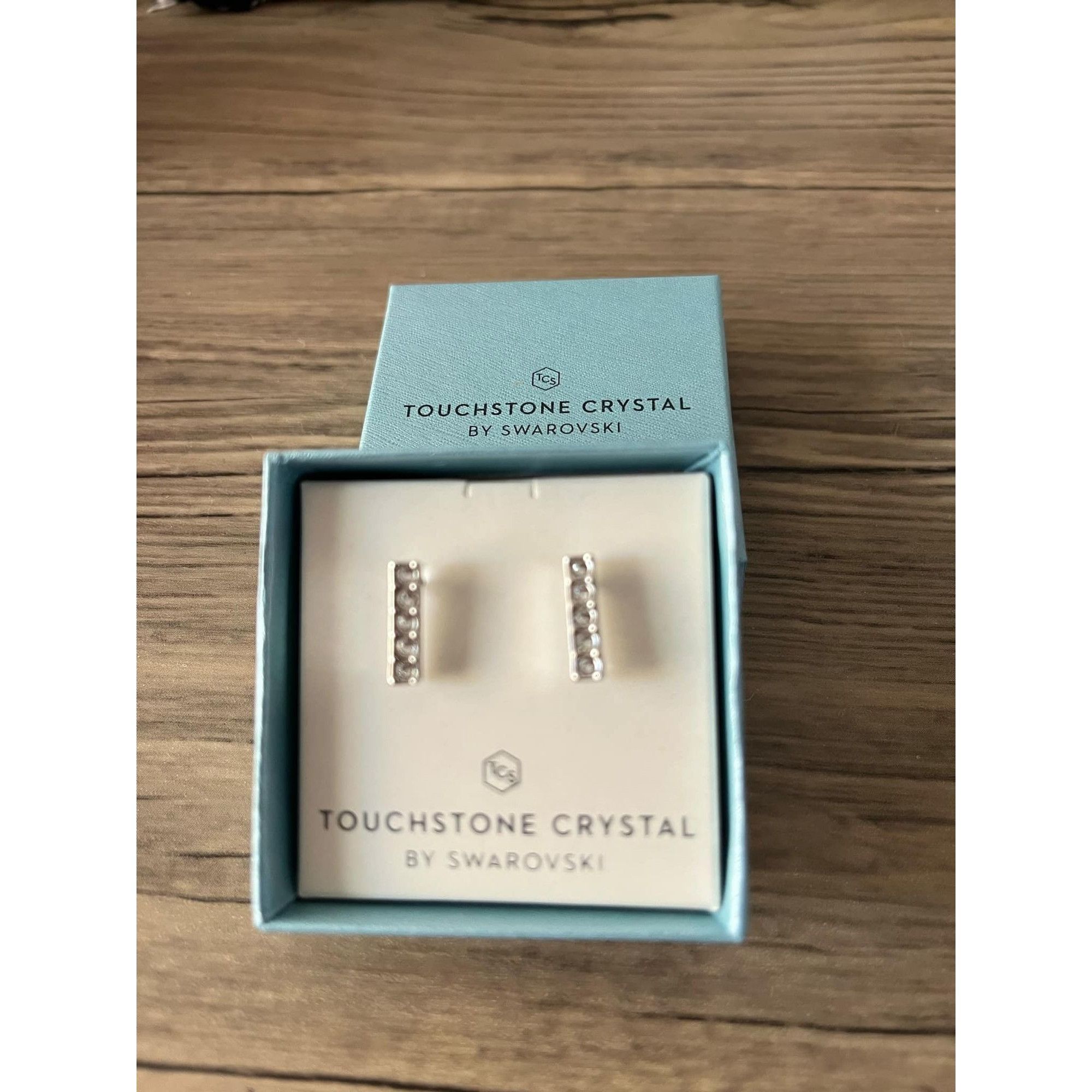 Other Touchstone Crystal by Swarovski Pave Bar Earrings Size ONE SIZE - 1 Thumbnail