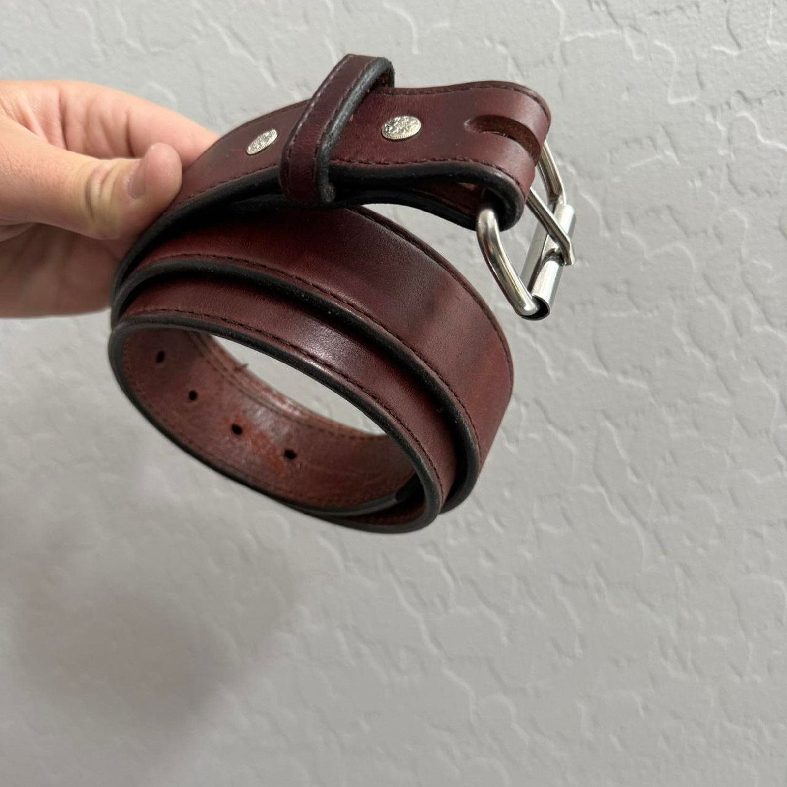 Other Thick Leather Belt Made With High Quality Materials Size 40 - 2 Thumbnail