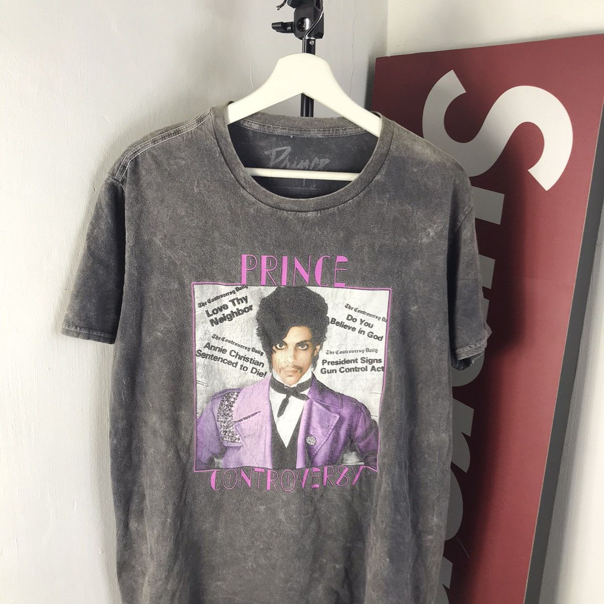 Band Tees × Prince × Vintage Prince Controversy acidwash Tour 2004 Ever T-Shirt Size US L / EU 52-54 / 3 - 2 Thumbnail