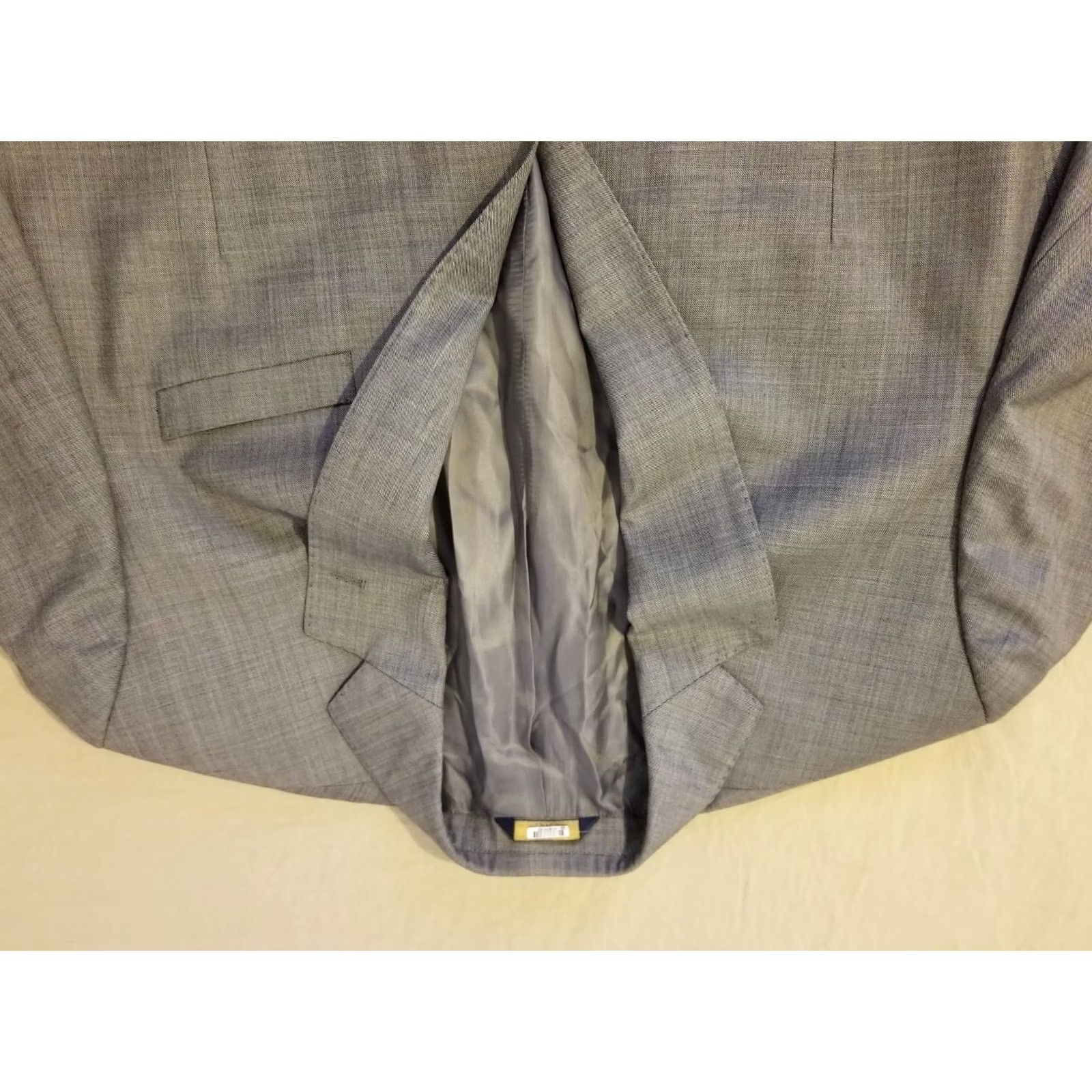 Brooks Brothers Mens Brooks Brothers Wool Blazer 44R Grey Sports Jacket Size 44R - 2 Thumbnail