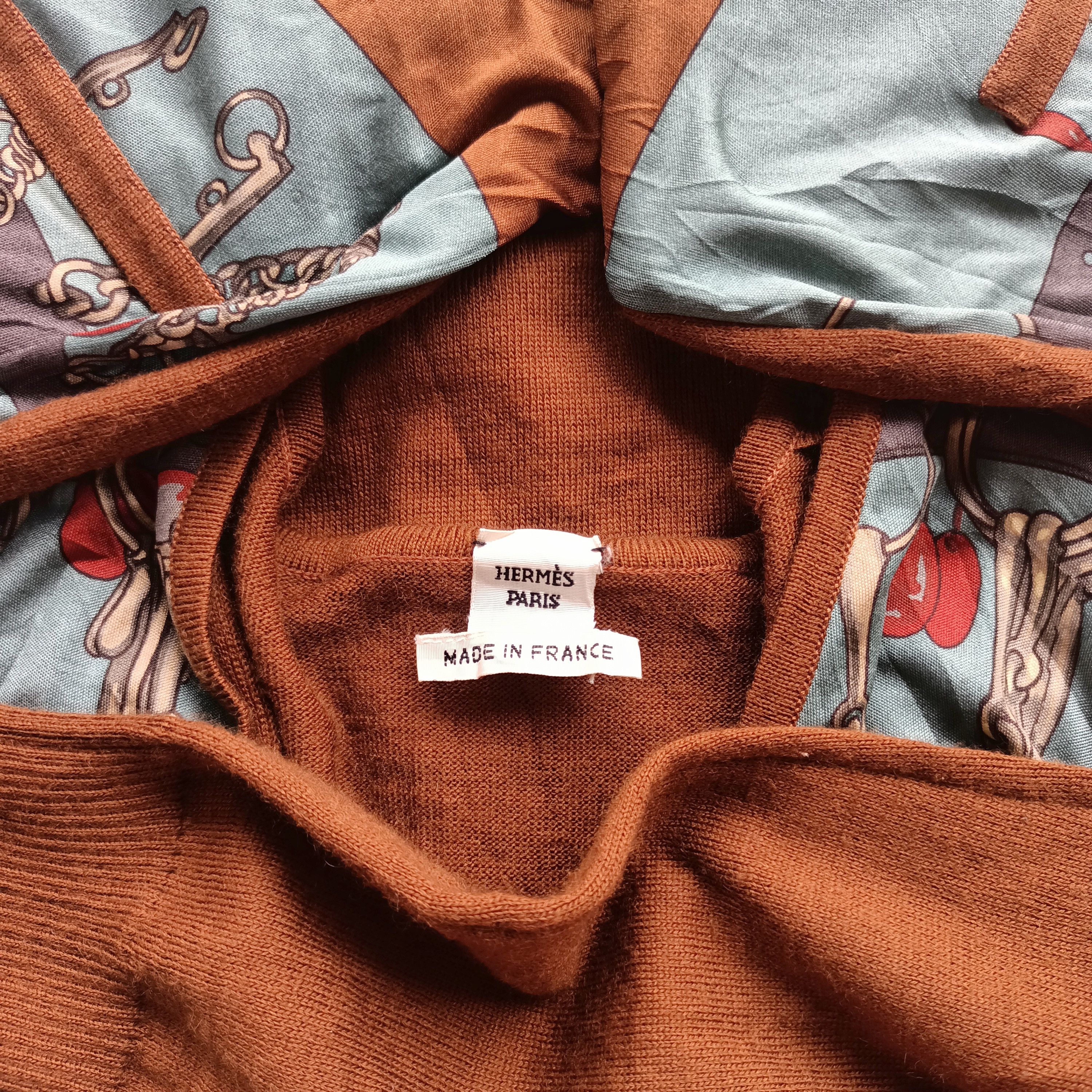 Hermes Hermes by jean paul gaultier chain cashmere cardigan Size S / US 4 / IT 40 - 9 Thumbnail