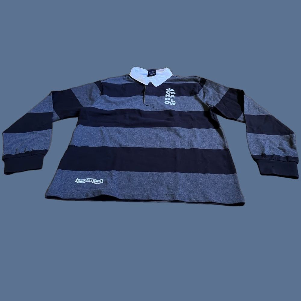Express VINTAGE Jack Harlow American Express Long Sleeve Rugby Shirt Mens M Brooklyn Steel Size US M / EU 48-50 / 2 - 1 Thumbnail