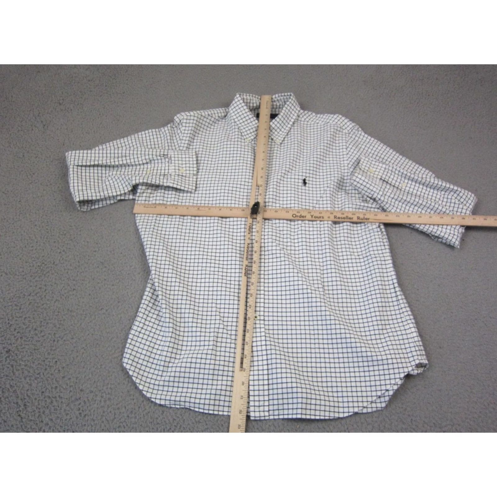 Ralph Lauren Ralph Lauren Shirt Men XL White Black Pony Check Gingham Button Down Button-Up Classic Casual Size US XL / EU 56 / 4 - 5 Thumbnail