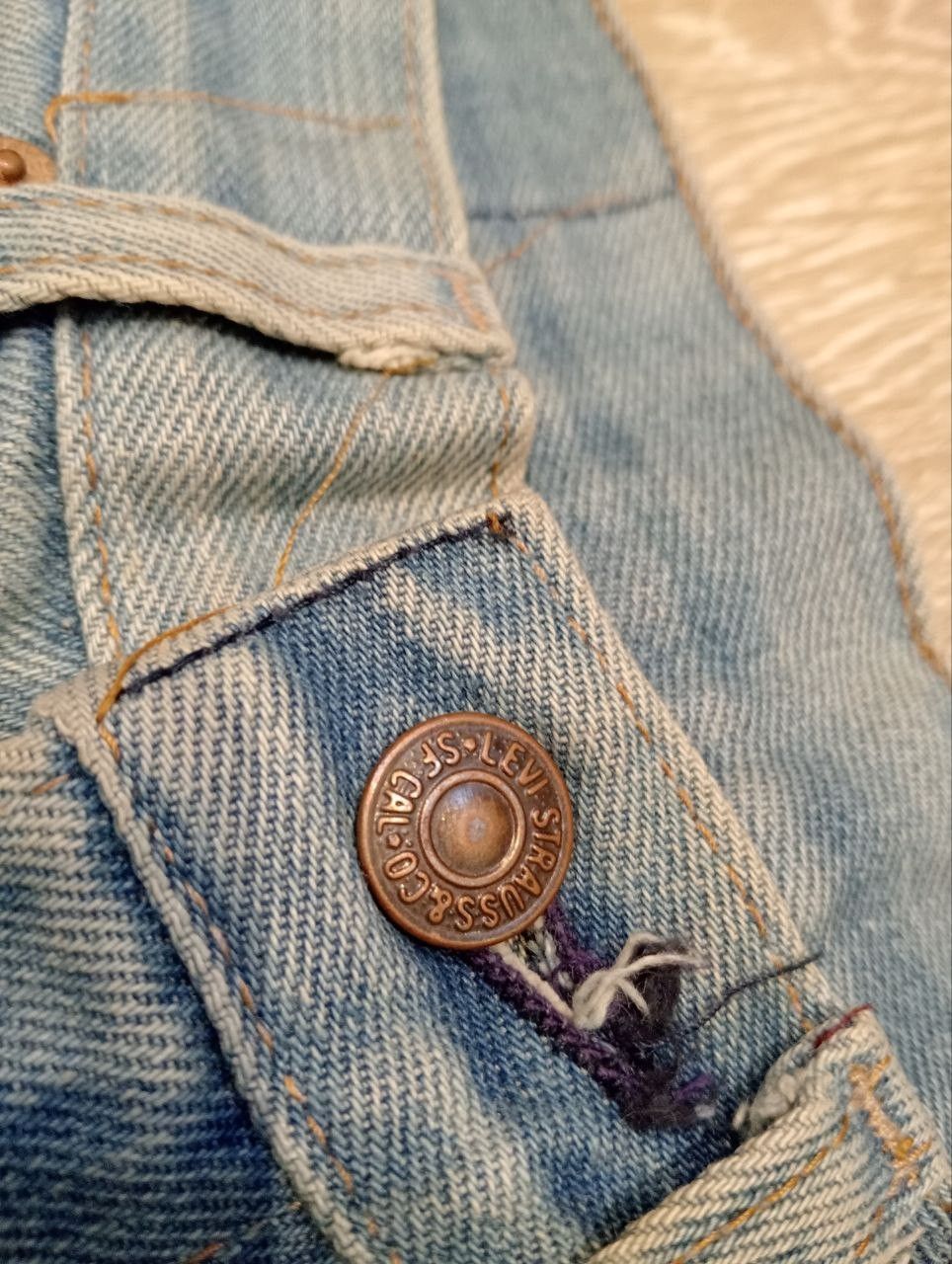 Levi's LEVI'S VINTAGE 517-0917 TOP #8 ORANGE TAB FLARED DENIM Size US 32 / EU 48 - 7 Thumbnail
