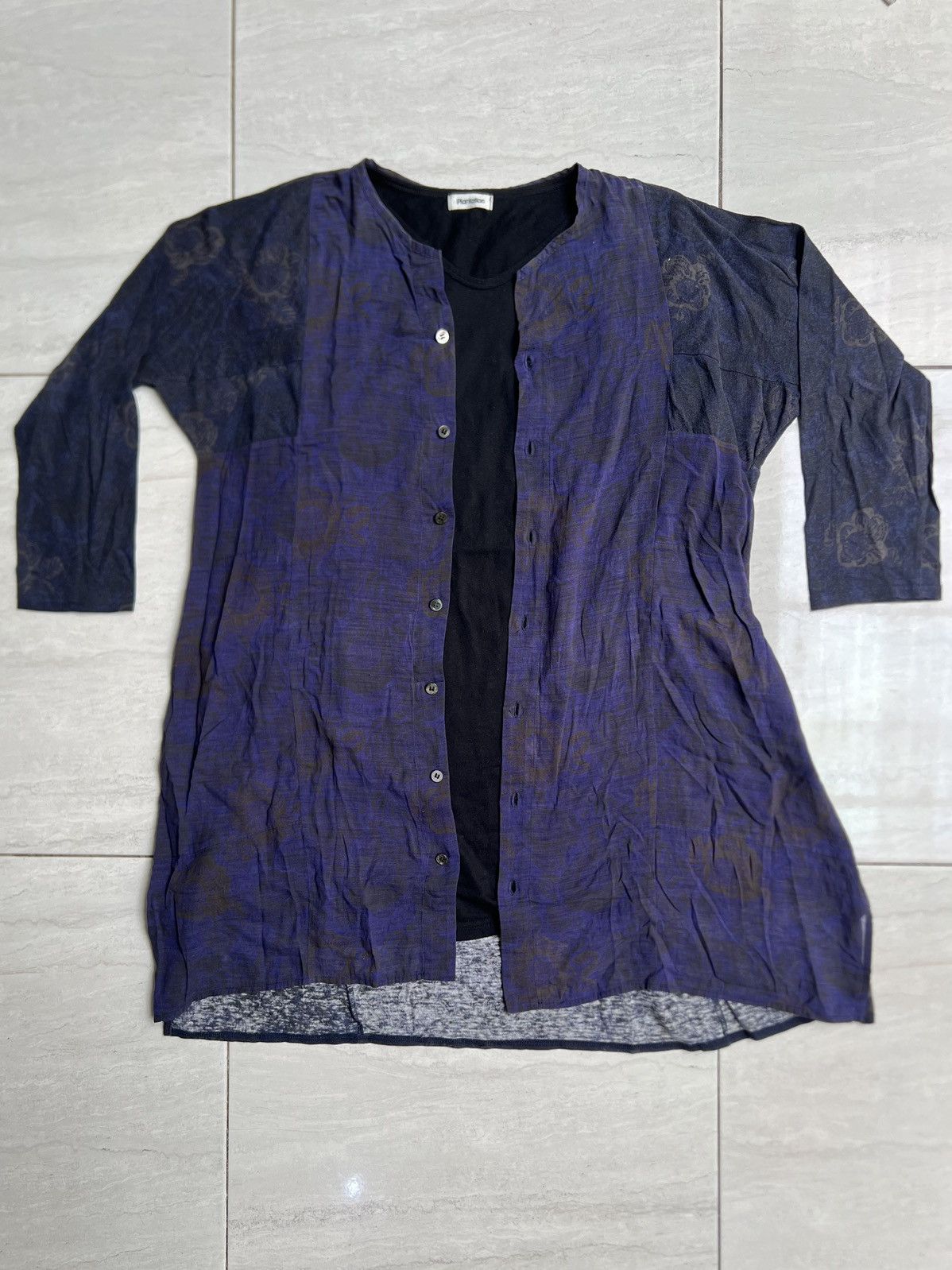 Issey Miyake PLANTATION Issey Miyake T-shirt Cardigan Size US M / EU 48-50 / 2 - 1 Thumbnail