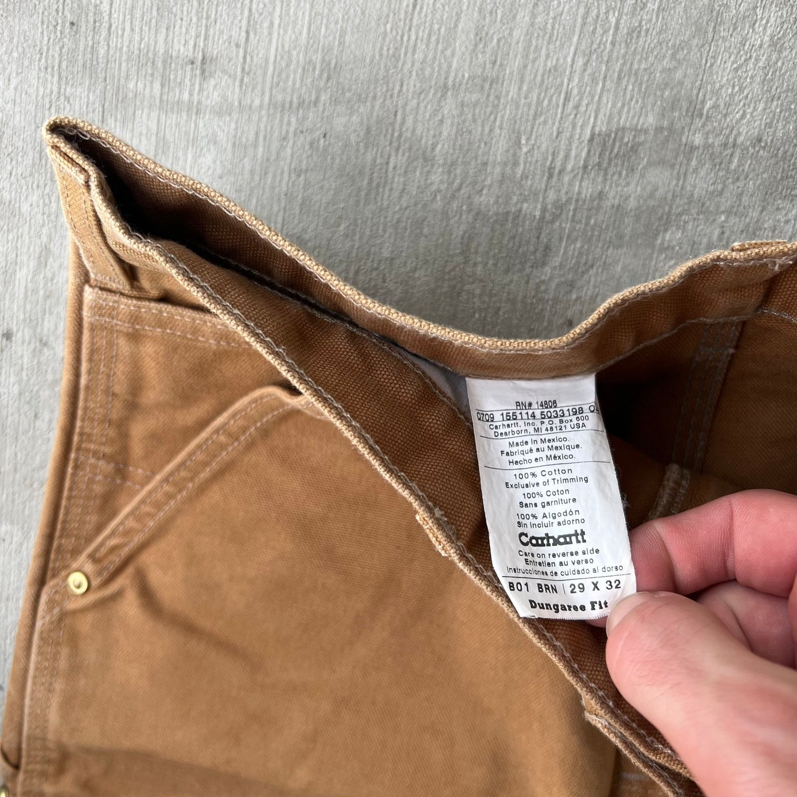Carhartt × Vintage Carhartt brown double knee work wear carpenter pants Size US 29 - 7 Thumbnail