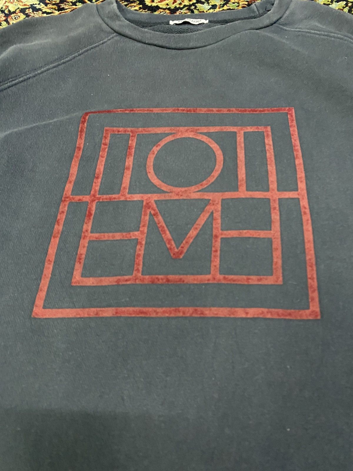 Designer × Toteme Toteme Iconic Big Logo Sweatshirt Size L / US 10 / IT 46 - 3 Thumbnail