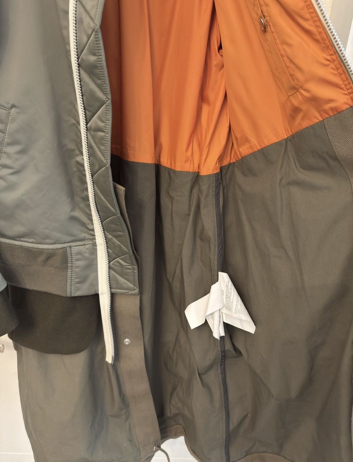 Sacai Sacai MA1 patchwork fishtail parker Bomber Jacket size3 Size US L / EU 52-54 / 3 - 4 Thumbnail