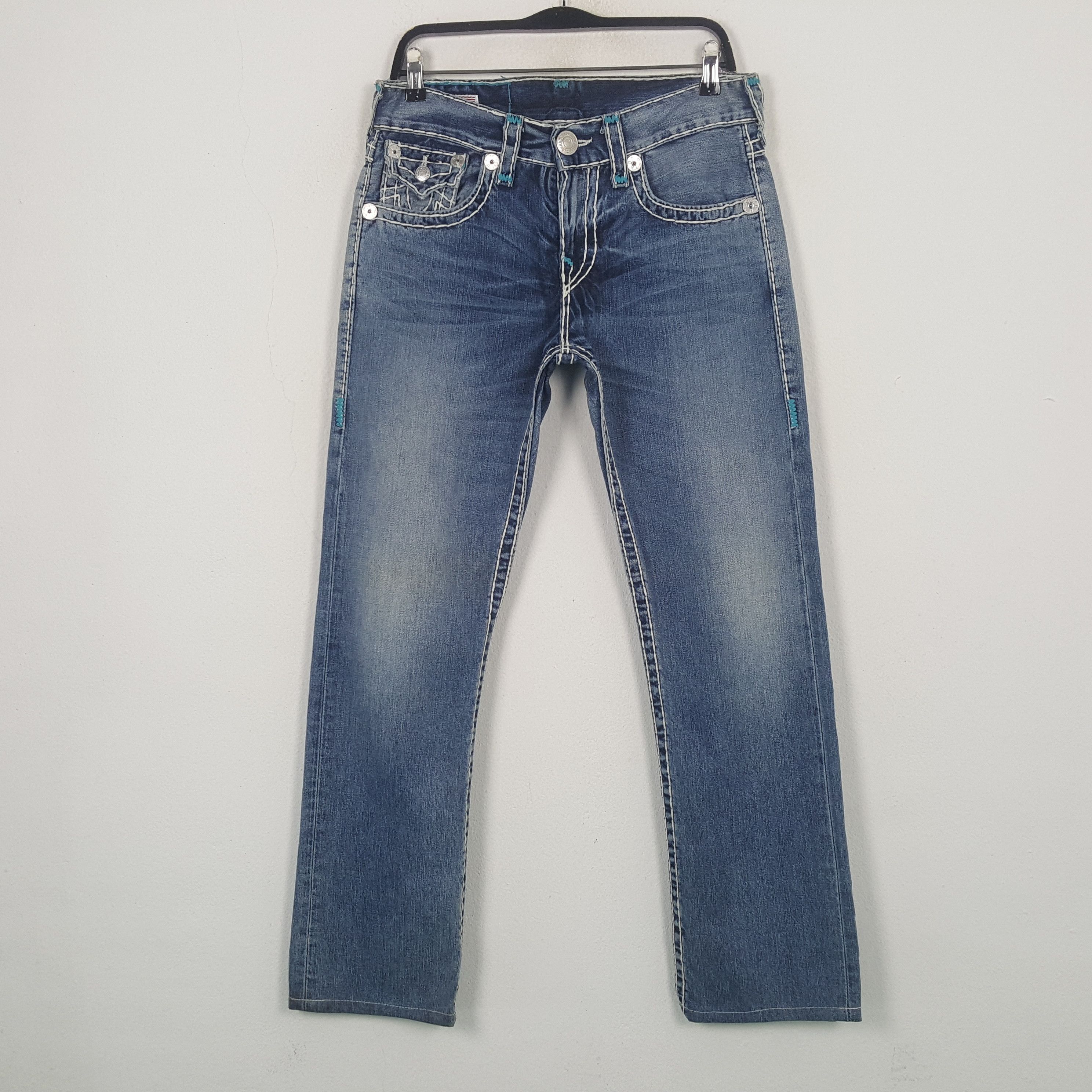 True Religion True Religion Streetwear Fashion Style Jeans C297N10 Size US 31 - 1 Thumbnail