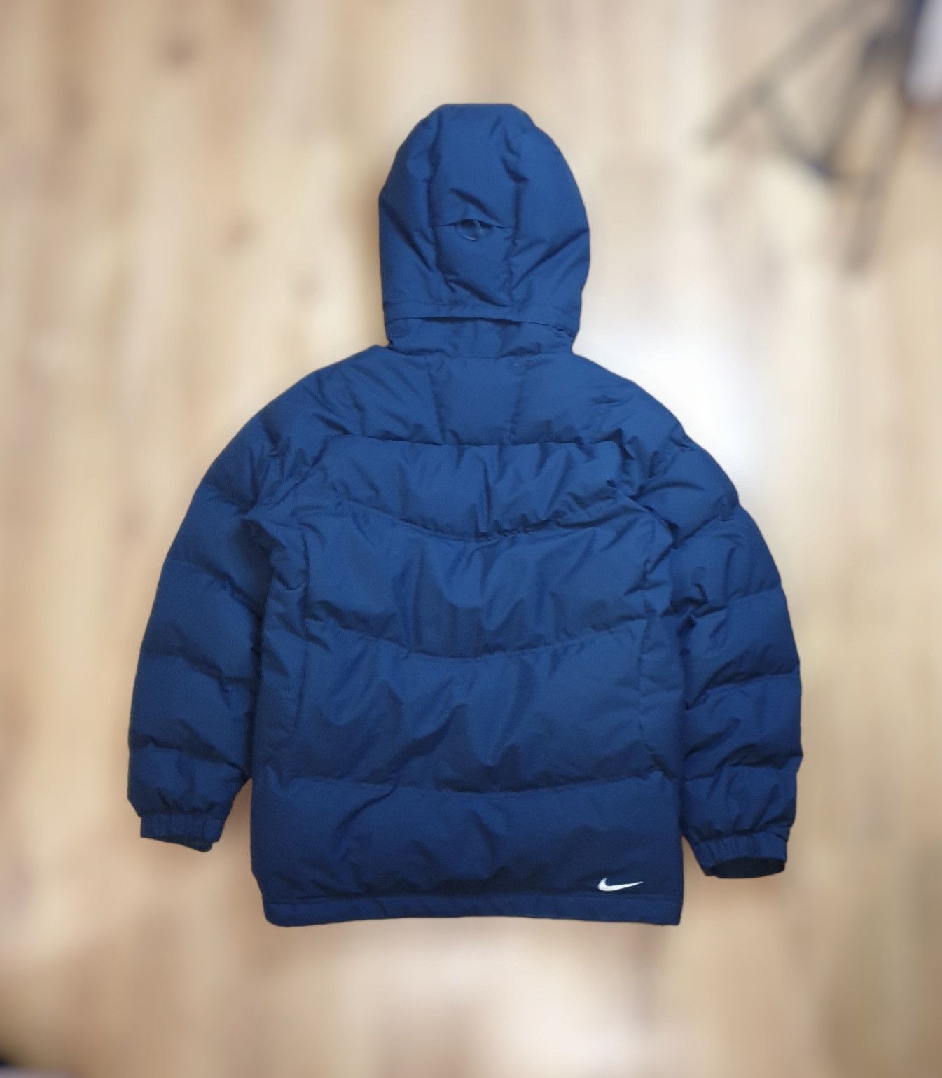 Nike × Nike ACG × Vintage Vintage Nike Acg Mindnight Navy 650 Down puffer jacket 00s Size US L / EU 52-54 / 3 - 2 Thumbnail