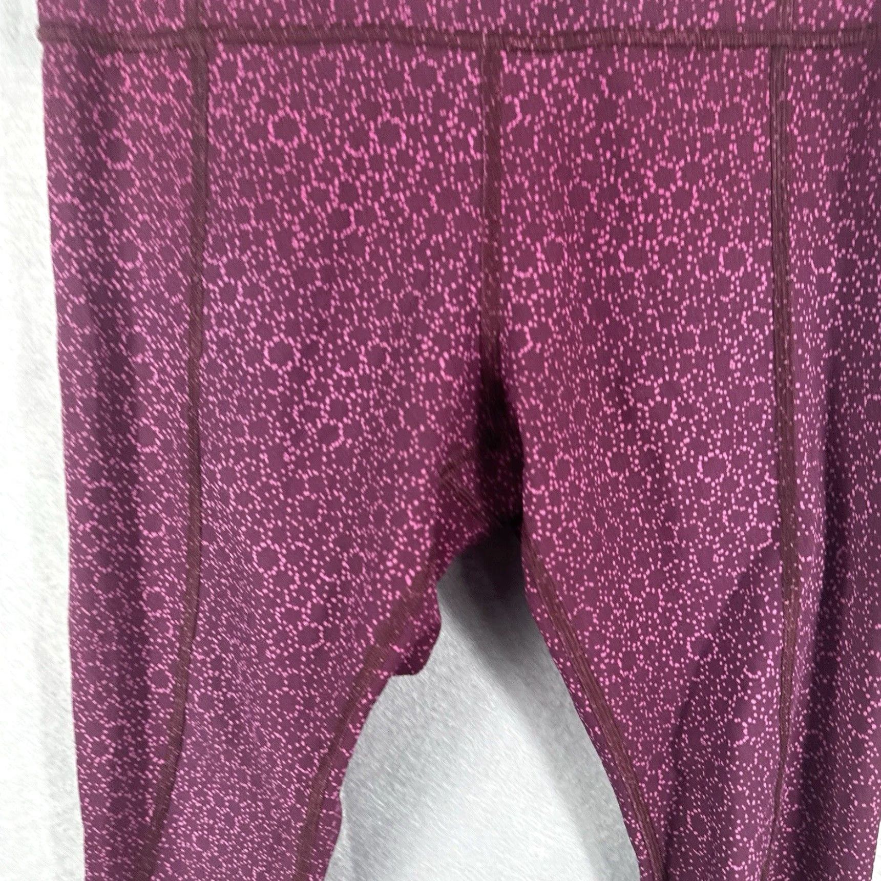 Lululemon Lululemon Athletica Mid Rise Tight Pants Womens 6 Pink Purple Yoga Jogging Size 28" / US 6 / IT 42 - 6 Thumbnail