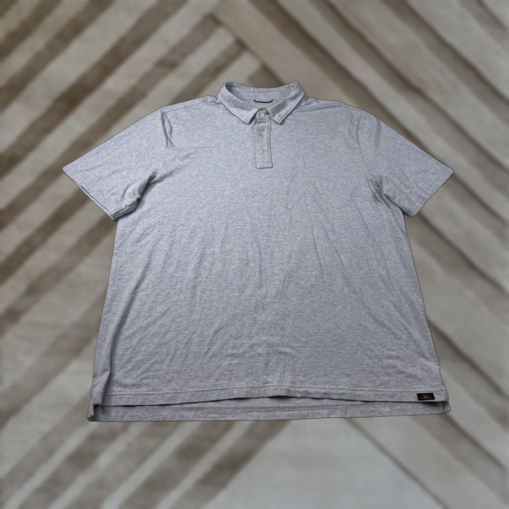 Faherty Faherty Polo Shirt XXL Blue Cotton Polo Shirt Mens Button-Down Collar Short Sleeve Regular Fit Outdoor All Seasons Casual Size US XXL / EU 58 / 5 - 1 Thumbnail