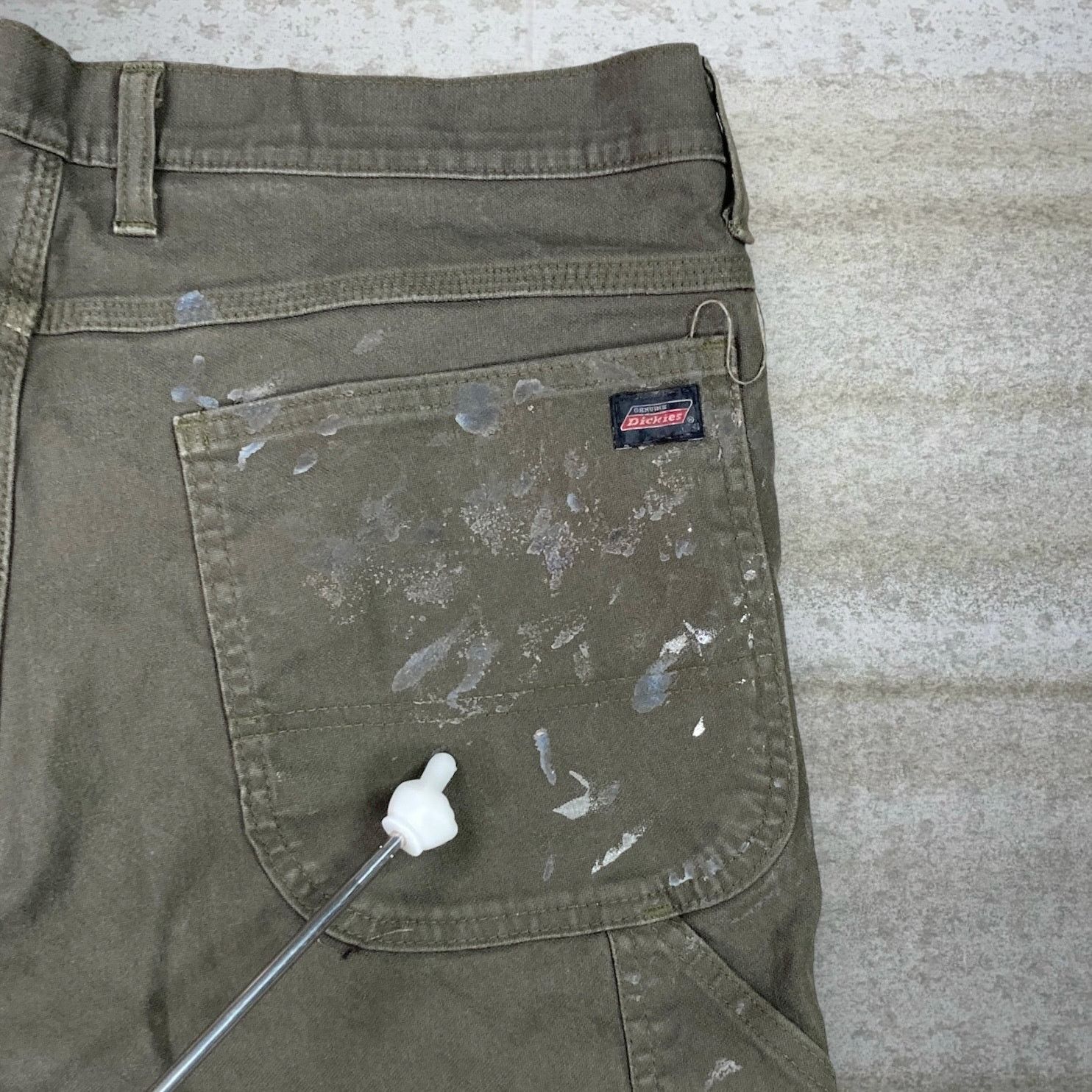 Dickies Vintage 90s Dickies Carpenter Pants 36x32 Straight Fit Green Size US 36 / EU 52 - 6 Thumbnail