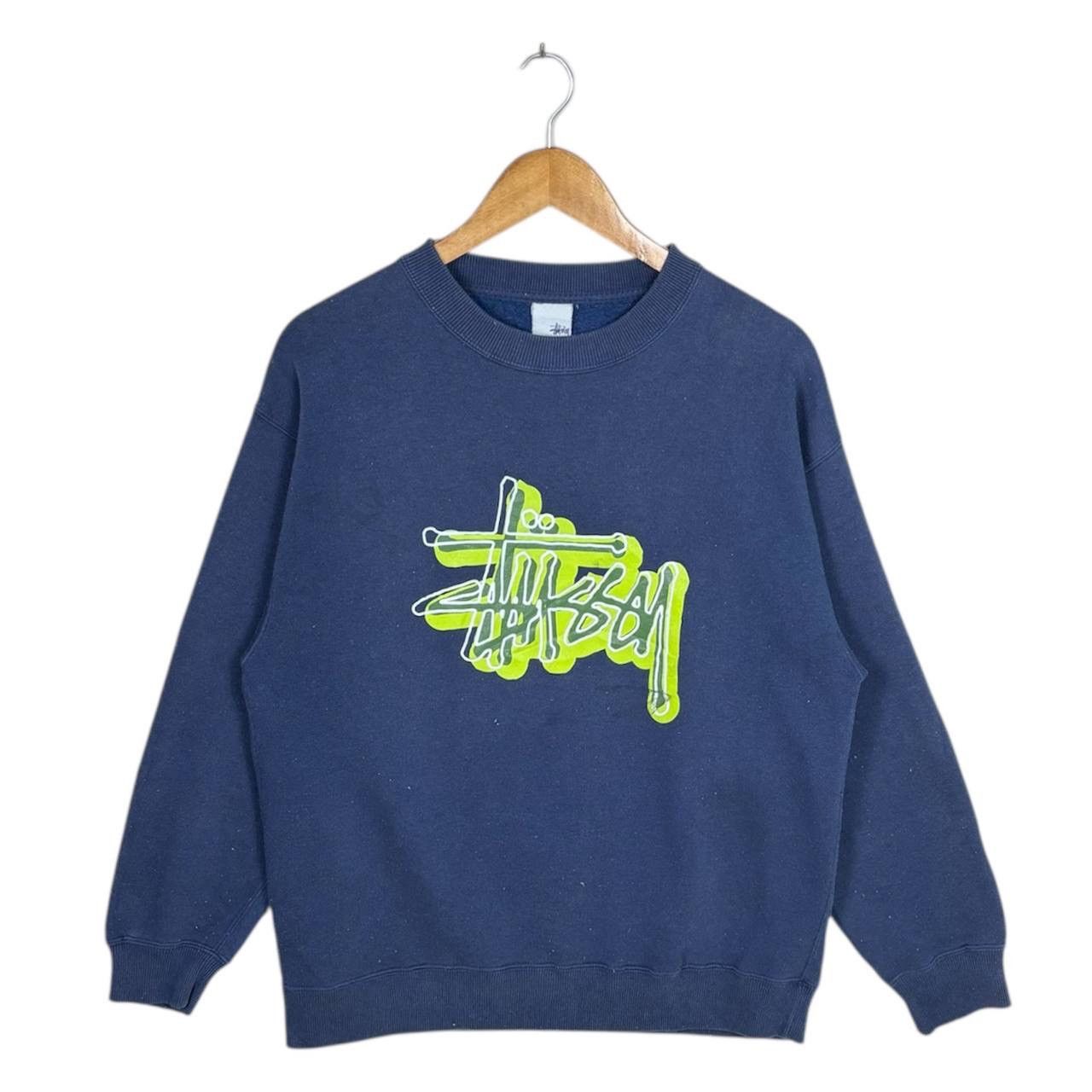 Stussy Vintage 90s Stussy Scribble Logo Crewneck Sweatshirt Large Size US L / EU 52-54 / 3 - 1 Thumbnail