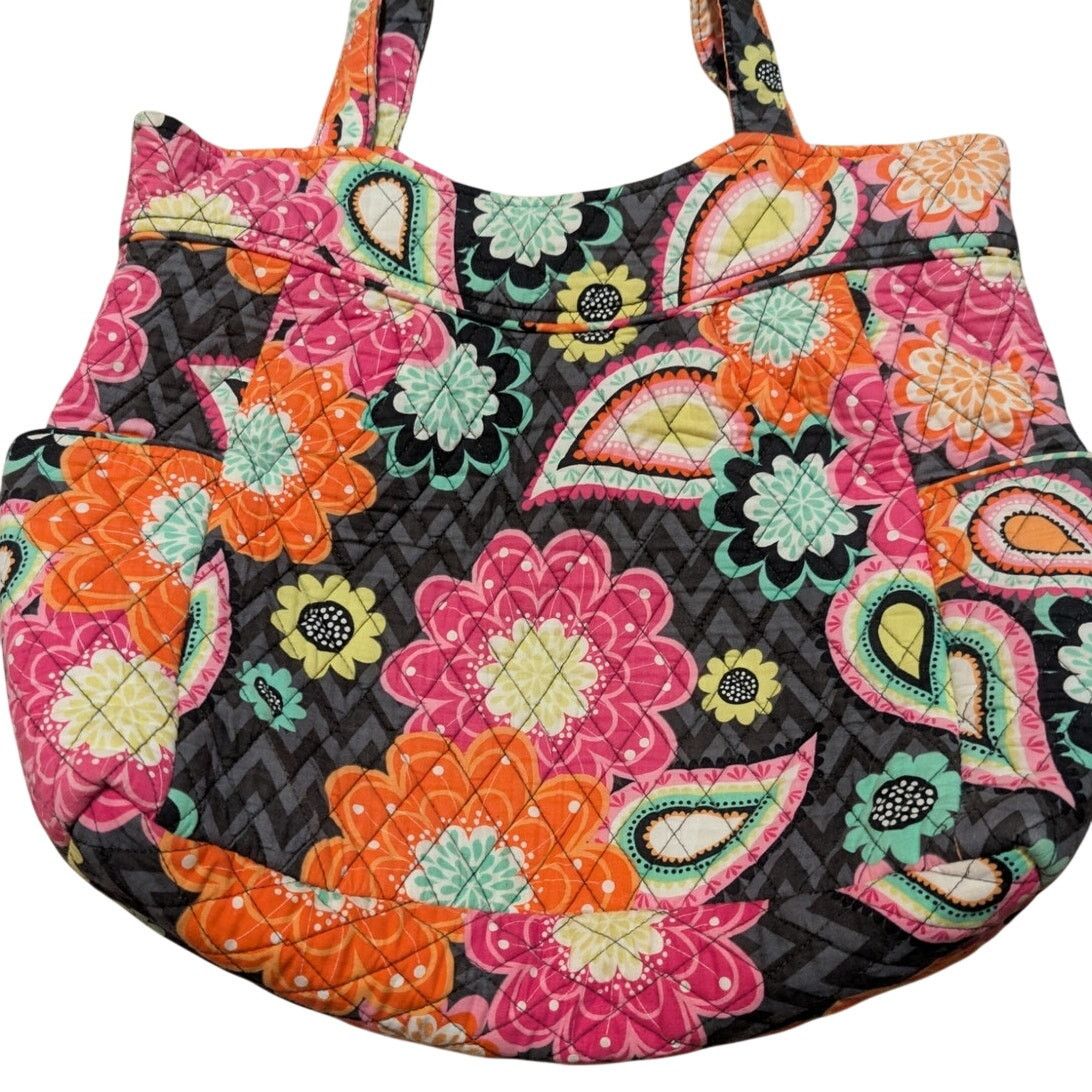 Vera Bradley RETIRED 5-PC Vera Bradley "Ziggy Zinna" Glenna Shoulder Bag Size ONE SIZE - 17 Thumbnail