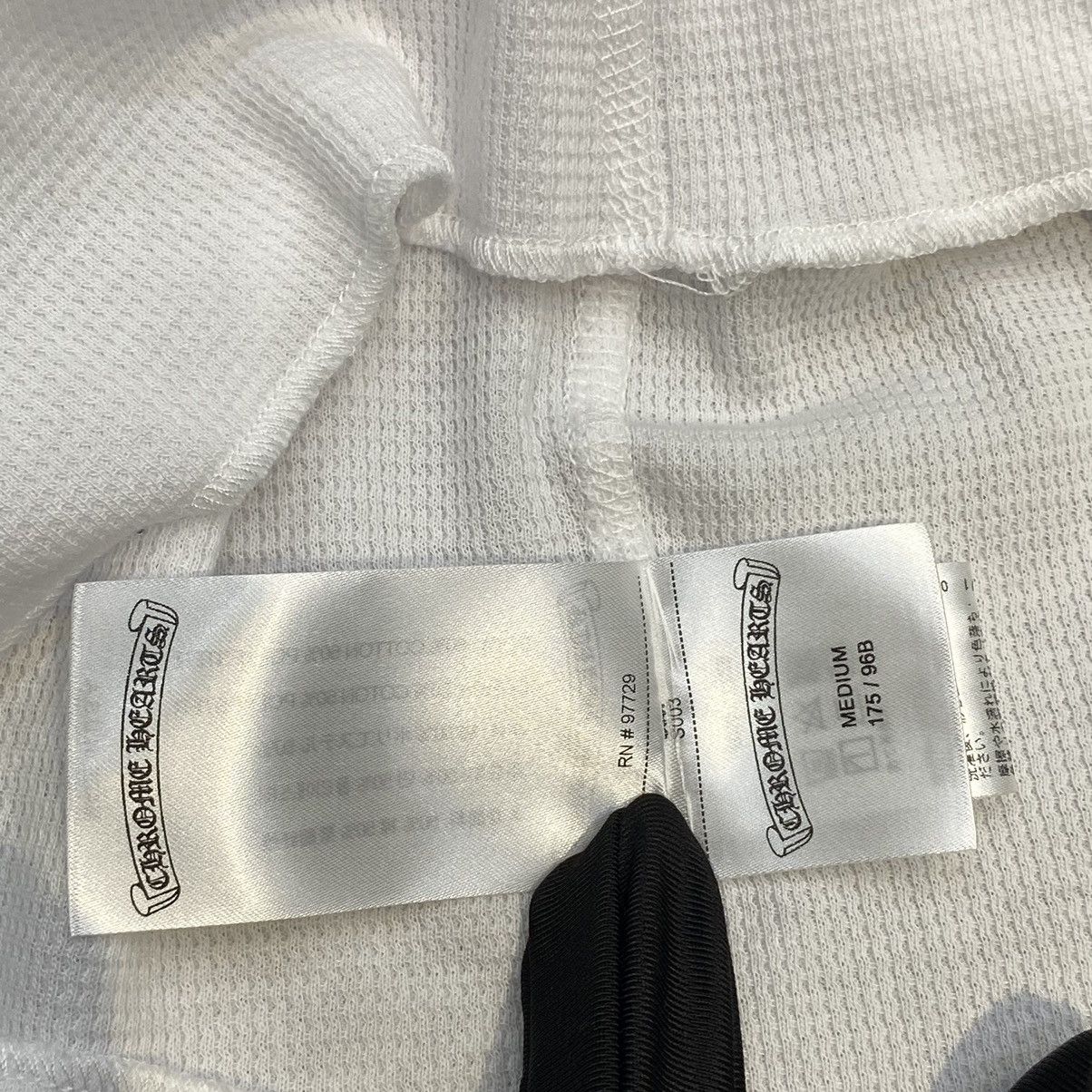 Chrome Hearts Chrome Hearts Scroll Thermal long t-shirt white Size M / US 6-8 / IT 42-44 - 9 Thumbnail