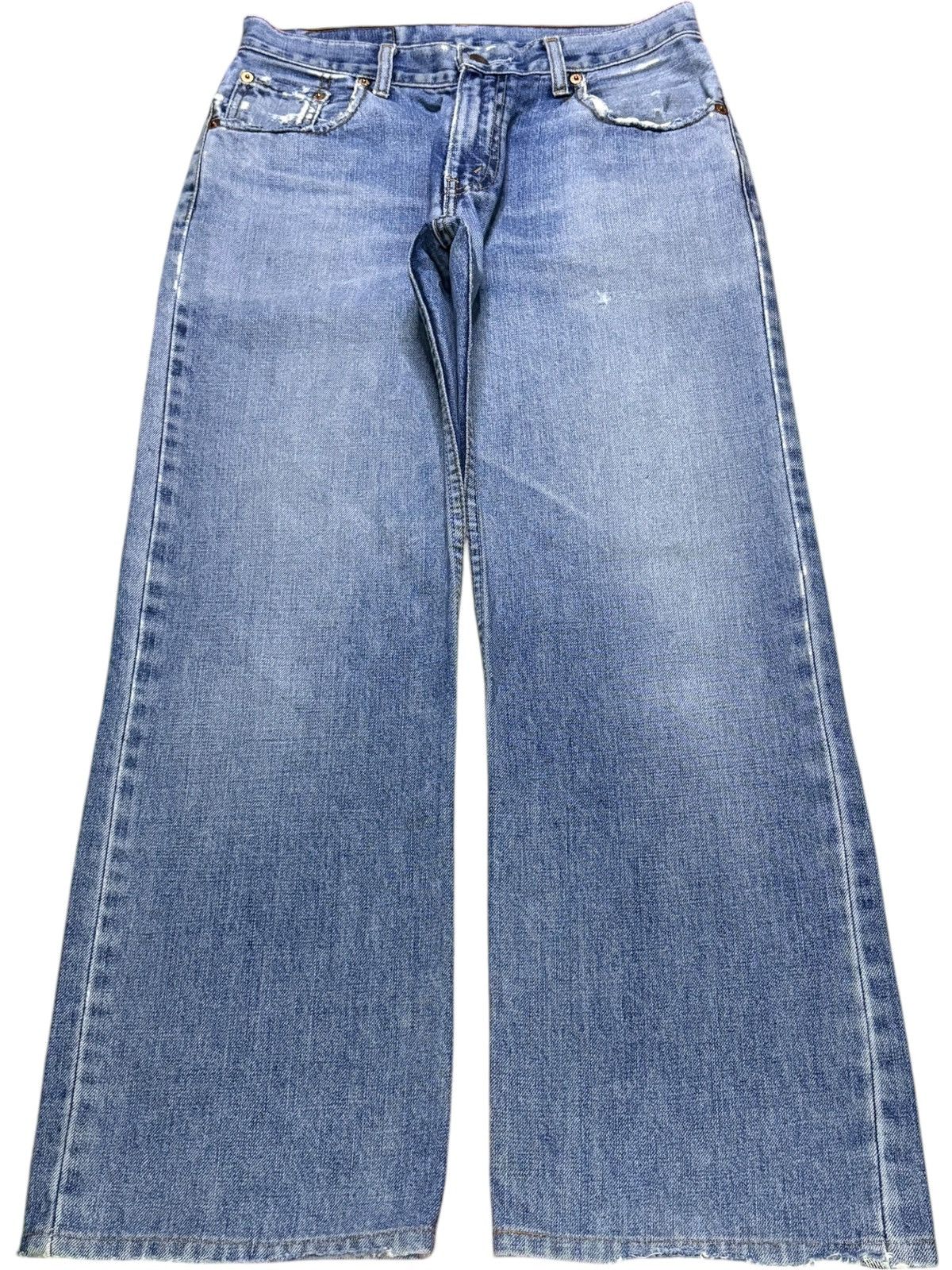 Levi's Vintage 90s Levis 506 Blue Wash Loose Baggy Jeans Size US 29 - 1 Thumbnail