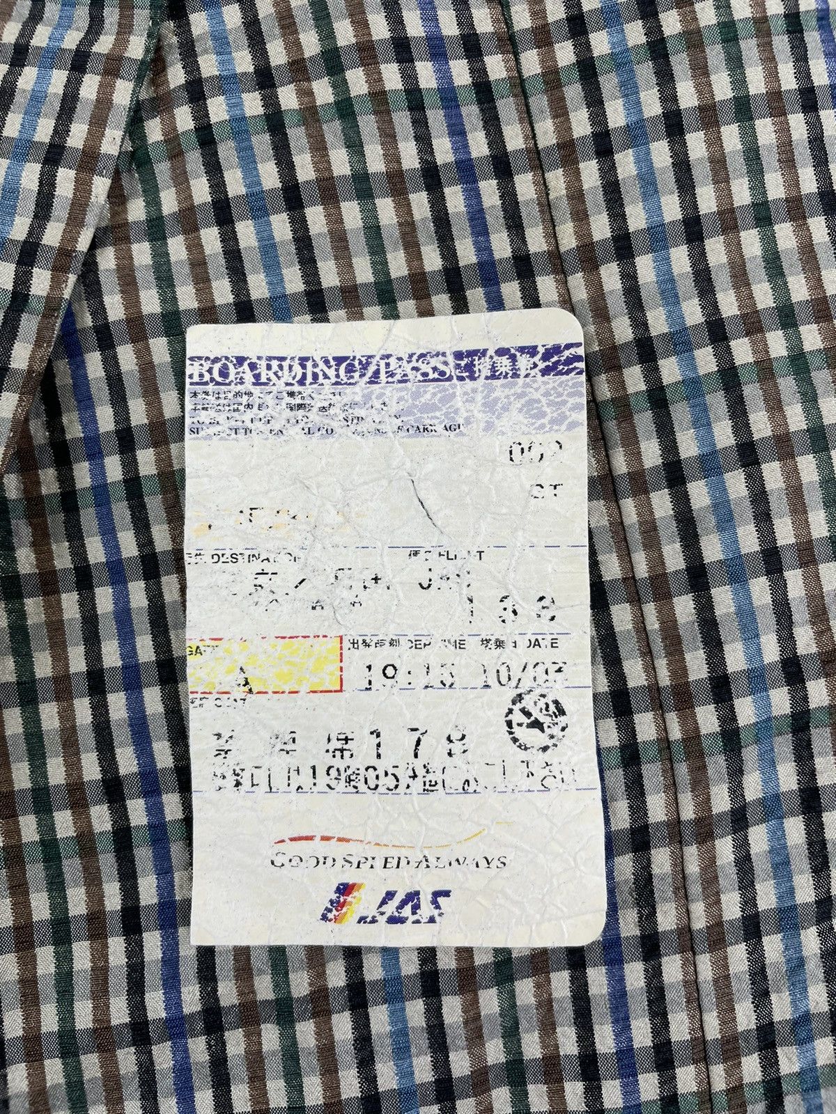 Lanvin × Vintage VINTAGE LANVIN PARIS Luxury Plaid Grey Blazer Jacket Size US M / EU 48-50 / 2 - 7 Thumbnail
