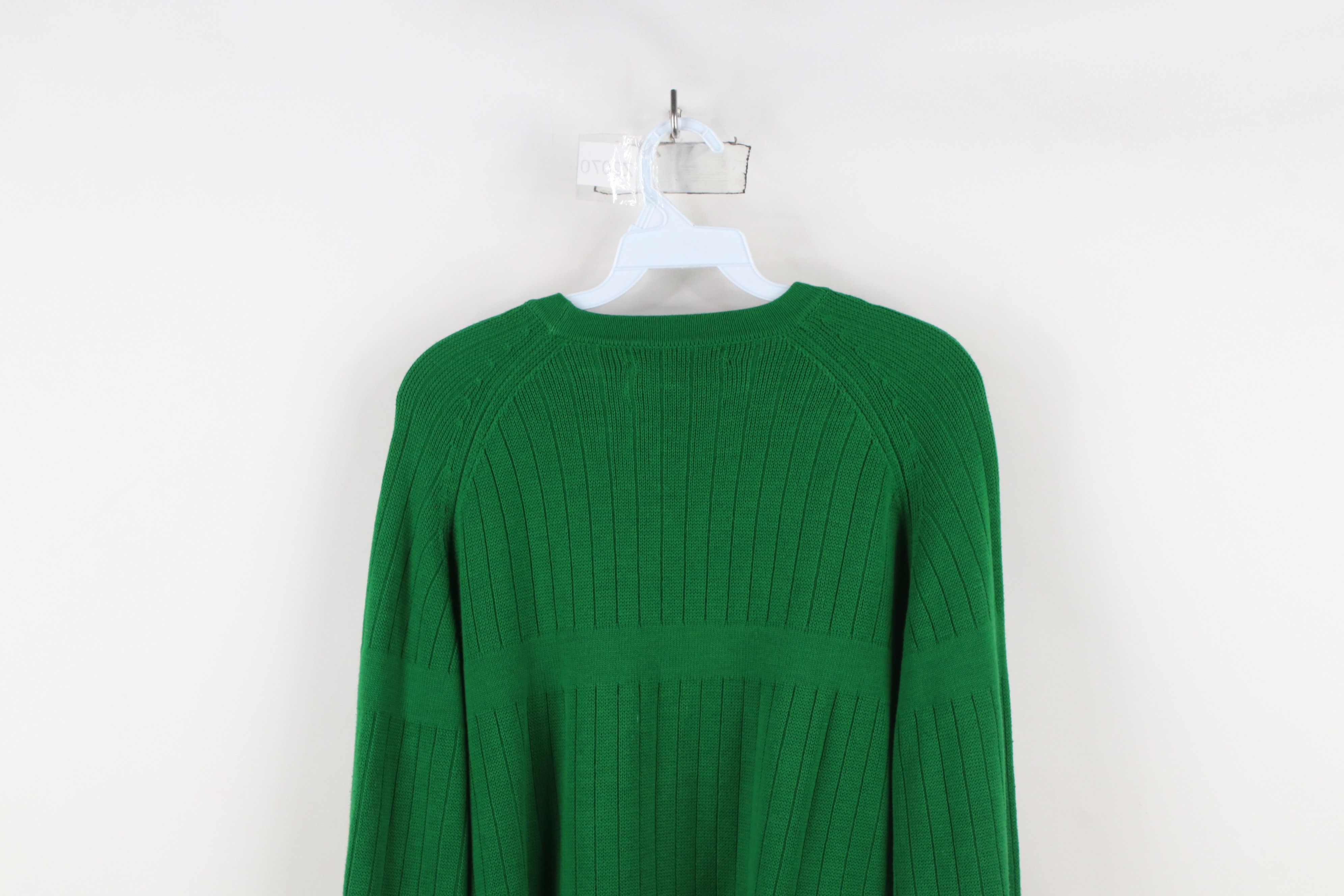 Abercrombie & Fitch × Vintage Vintage 90s Abercrombie & Fitch Ribbed Knit Crewneck Sweater Size US XL / EU 56 / 4 - 8 Thumbnail