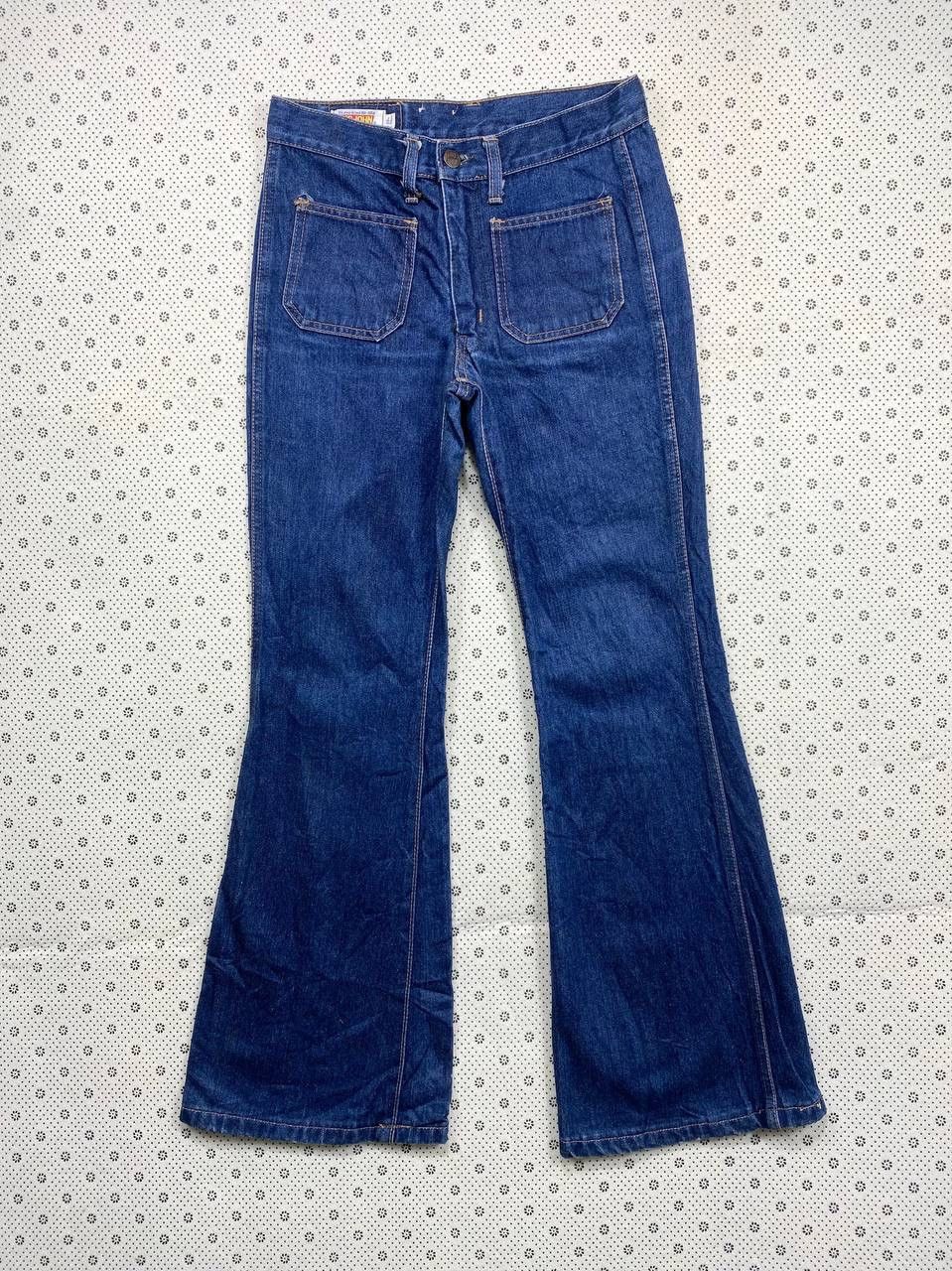 Big John × Vintage Vintage Rockabilly Flare Denim Pant By Big John Size US 28 / EU 44 - 1 Thumbnail