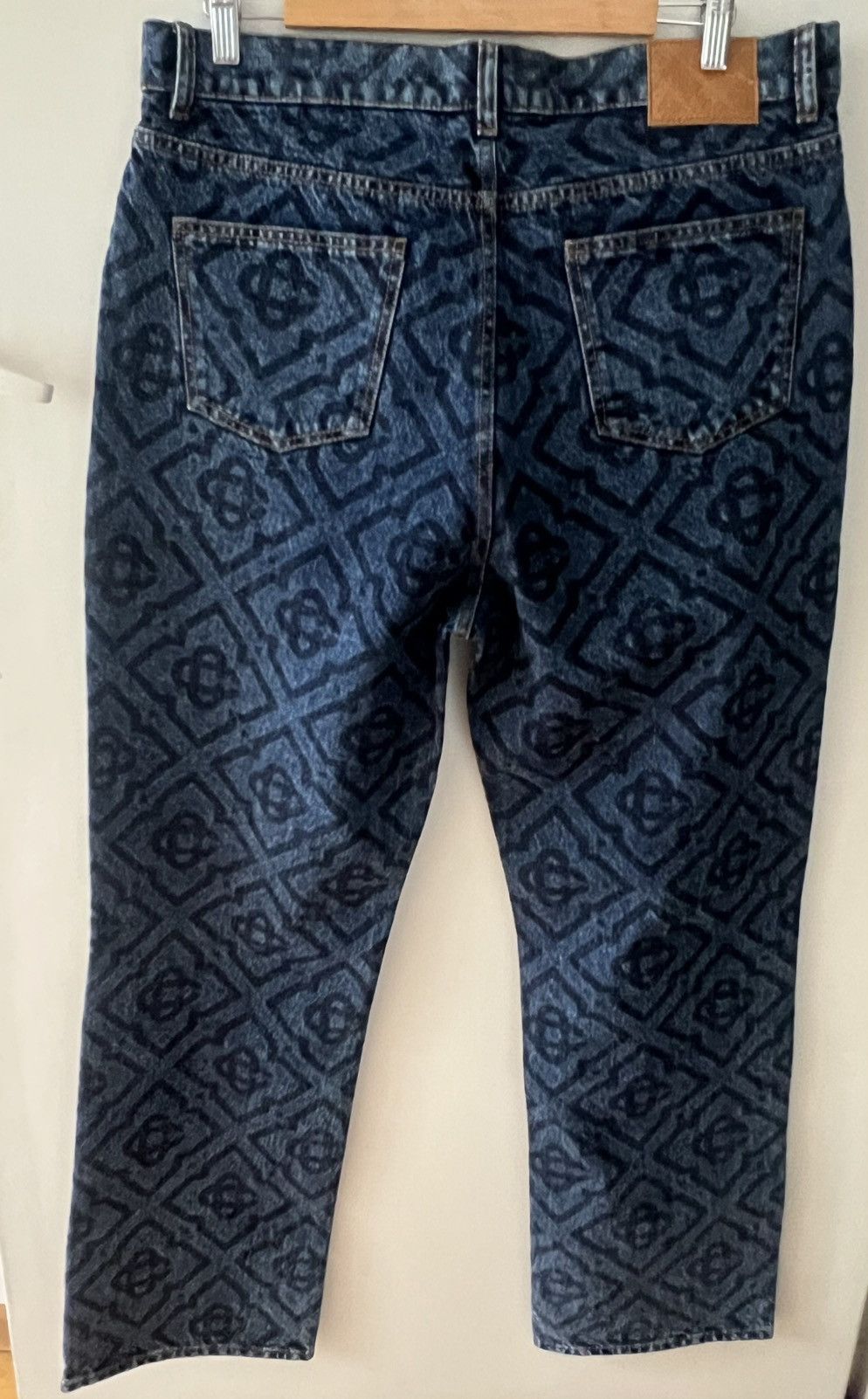 Casablanca Casablanca Laser Monogram Denim Jeans Men Sz W36 Size US 35 - 12 Thumbnail