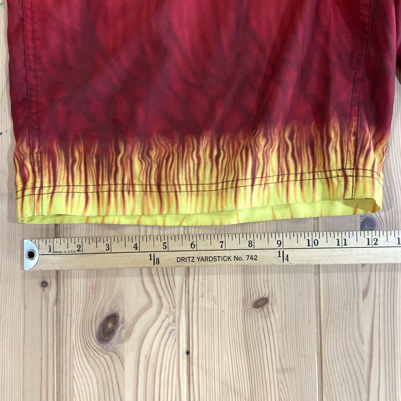 Vintage Utility 86 Board Shorts Bottom Men 36 Red Surf Trunks Pockets Drawstring Lightweight 90s Beach Retro Y2K Size US 36 / EU 52 - 6 Thumbnail