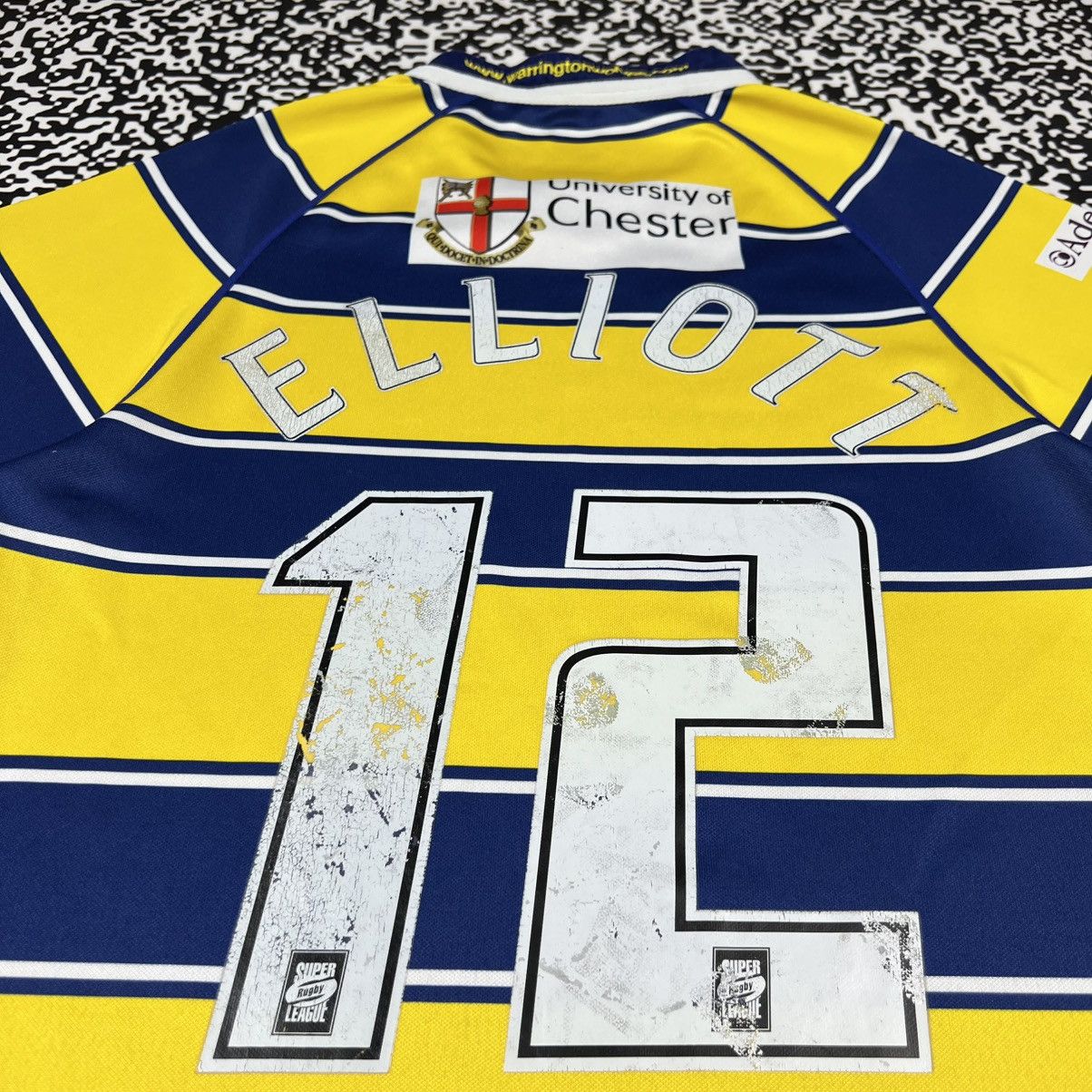 Canterbury of New Zealand Vintage Y2K Warrington Wolves Elliott Rugby Jersey Retro Size US M / EU 48-50 / 2 - 7 Thumbnail