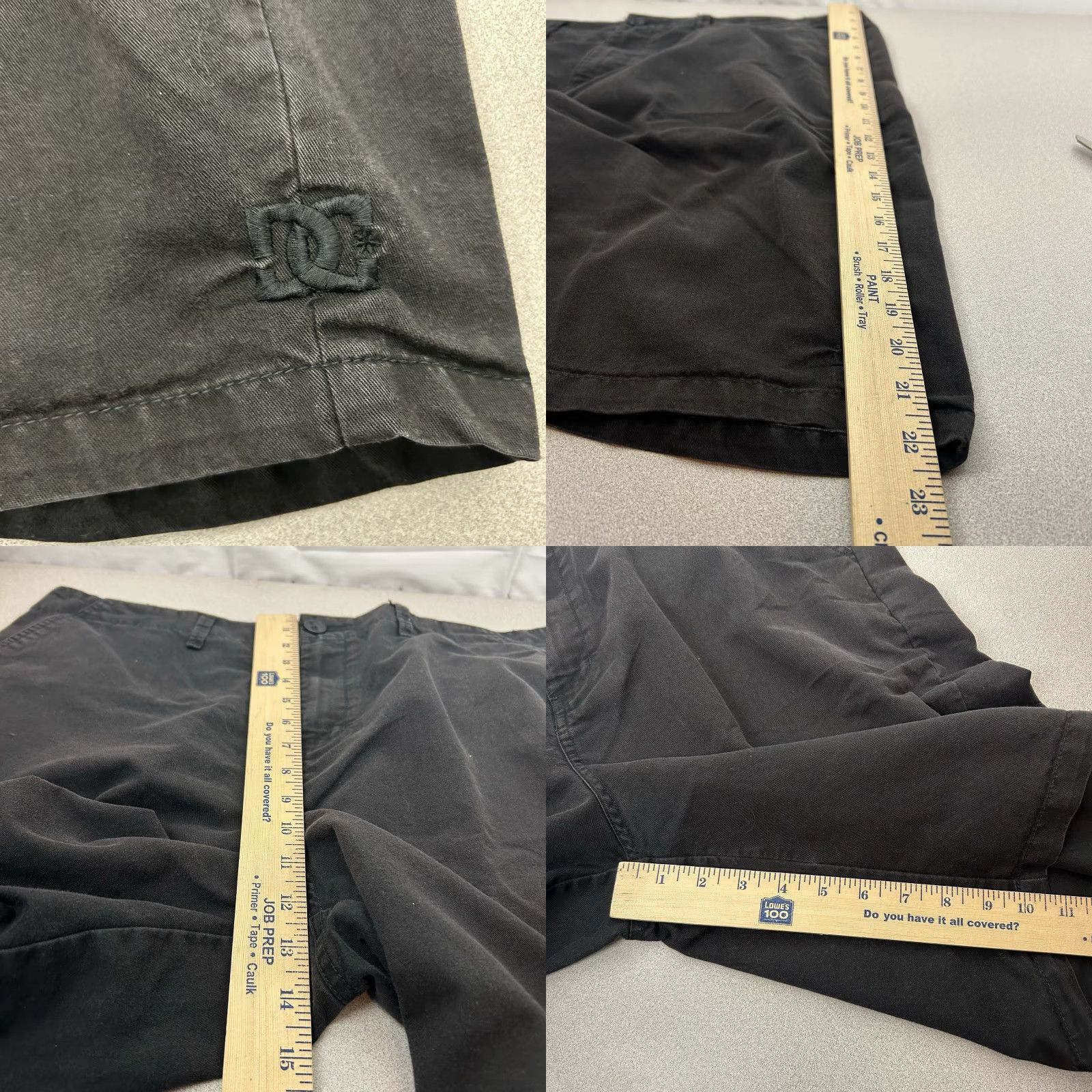 Vintage DC Skate Shorts Mens Size 38 Black Chino 38x10.5" Skateboarding DC Shoe Co Size US 38 / EU 54 - 8 Thumbnail