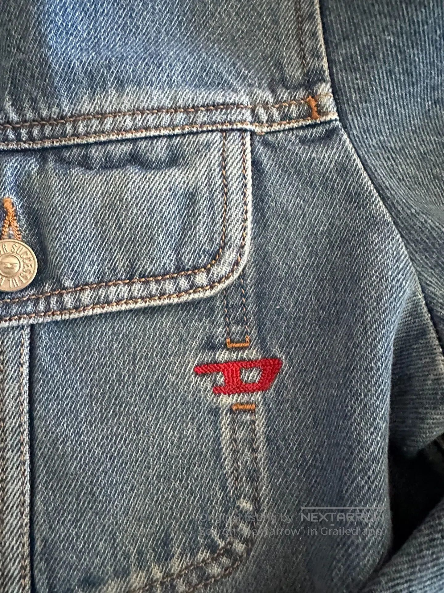 Diesel Diesel New Denim Jacket with Tags. Size US L / EU 52-54 / 3 - 4 Thumbnail