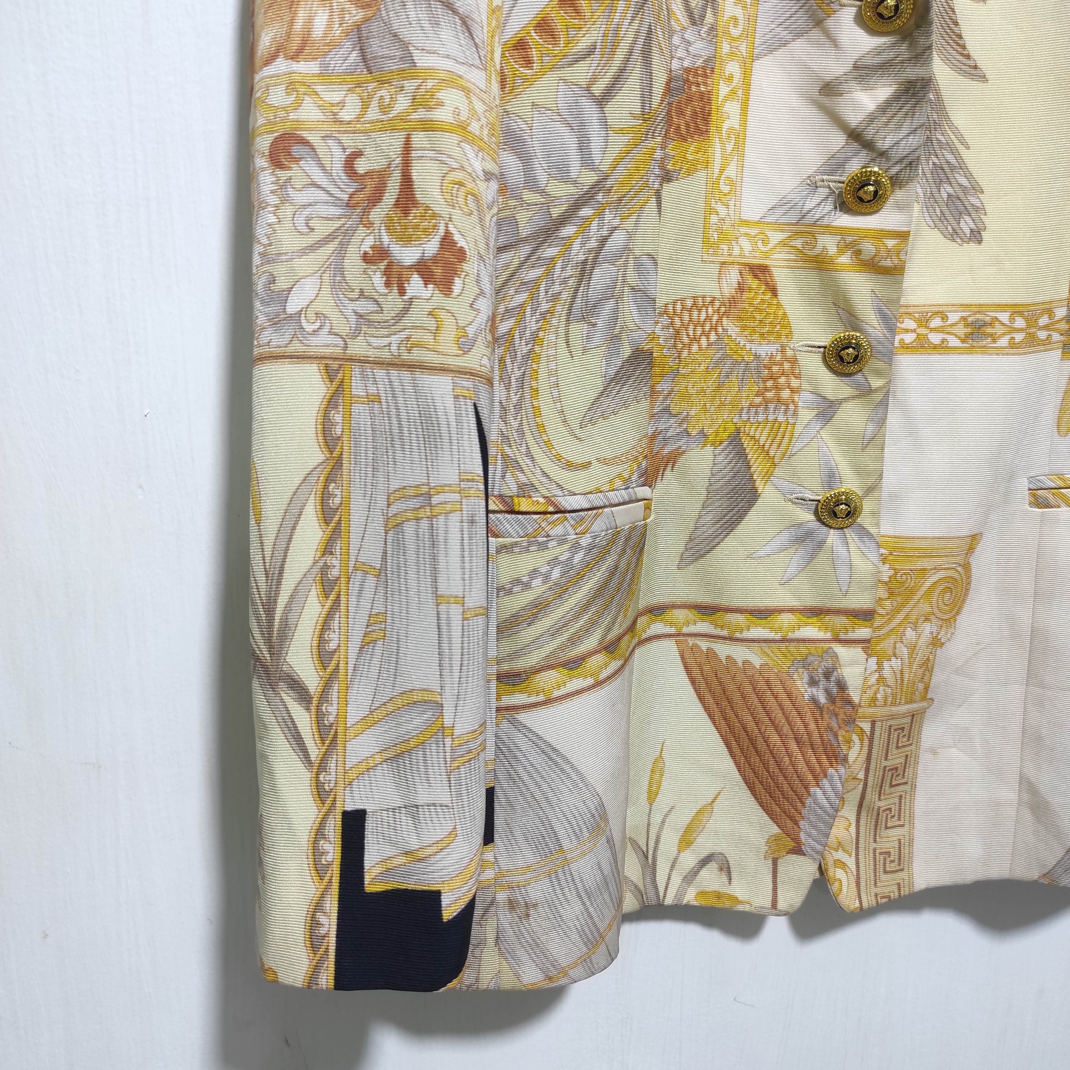 Versace Versace Jeans Couture Baroque print Blazer Jacket Size M / US 6-8 / IT 42-44 - 4 Thumbnail