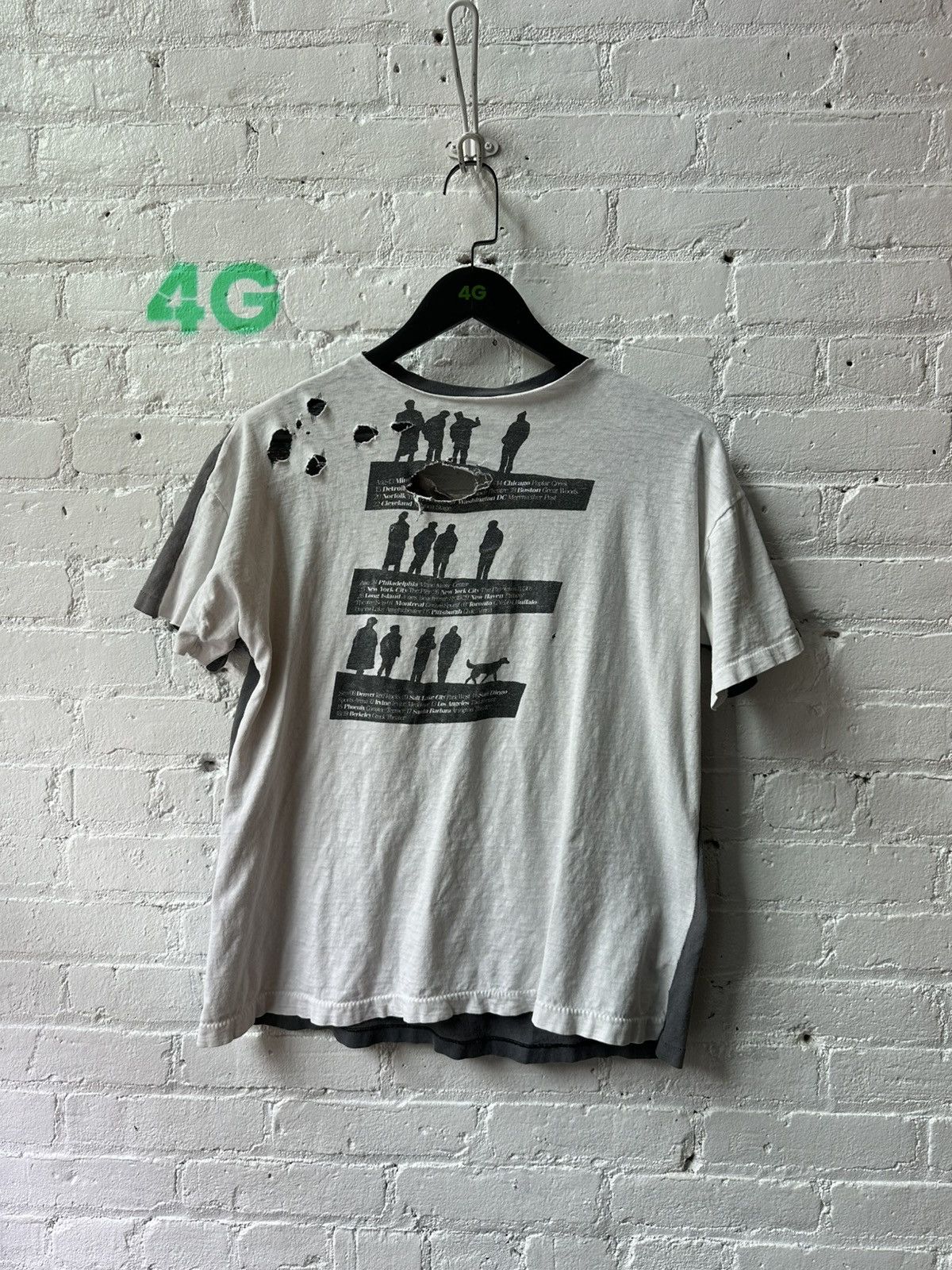 Vintage VINTAGE THRASHED RE-WORKED T SZ M Size US M / EU 48-50 / 2 - 4 Thumbnail