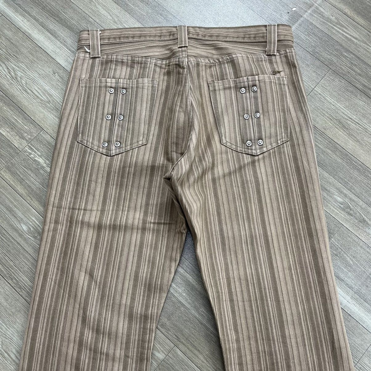 semanticdesign Vintage Semanticdesign Studded Striped Bootcut Flared Jeans Size US 32 / EU 48 - 17 Thumbnail
