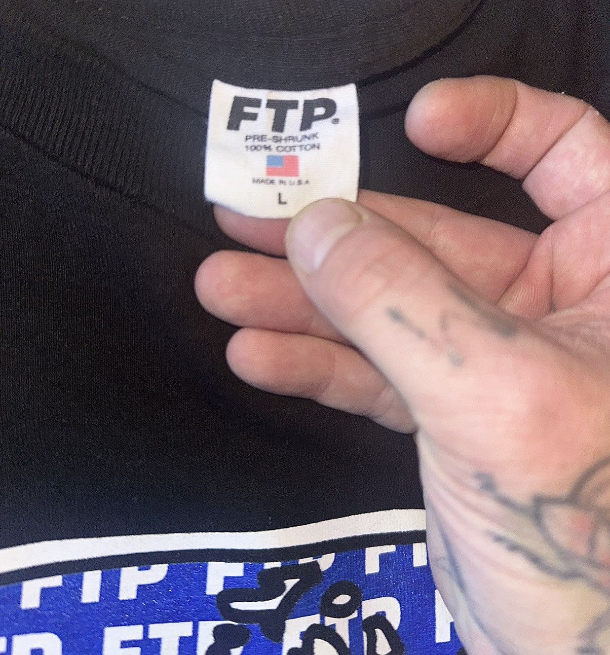 Fuck The Population × Glo Gang FTP x Glory Boyz x Glo-Gang LS Tee (worn once) Size US L / EU 52-54 / 3 - 2 Thumbnail
