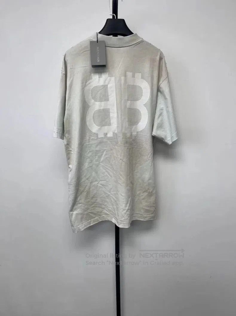 Balenciaga Balenciaga Logo Print Short Sleeve T-Shirt. Size US XXS / EU 40 - 2 Thumbnail