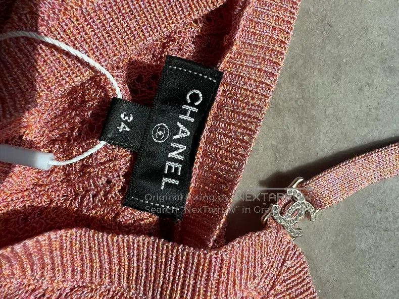 Chanel Chanel Orange-coloured suspenders Size XXS / US 00 / IT 34 - 2 Thumbnail