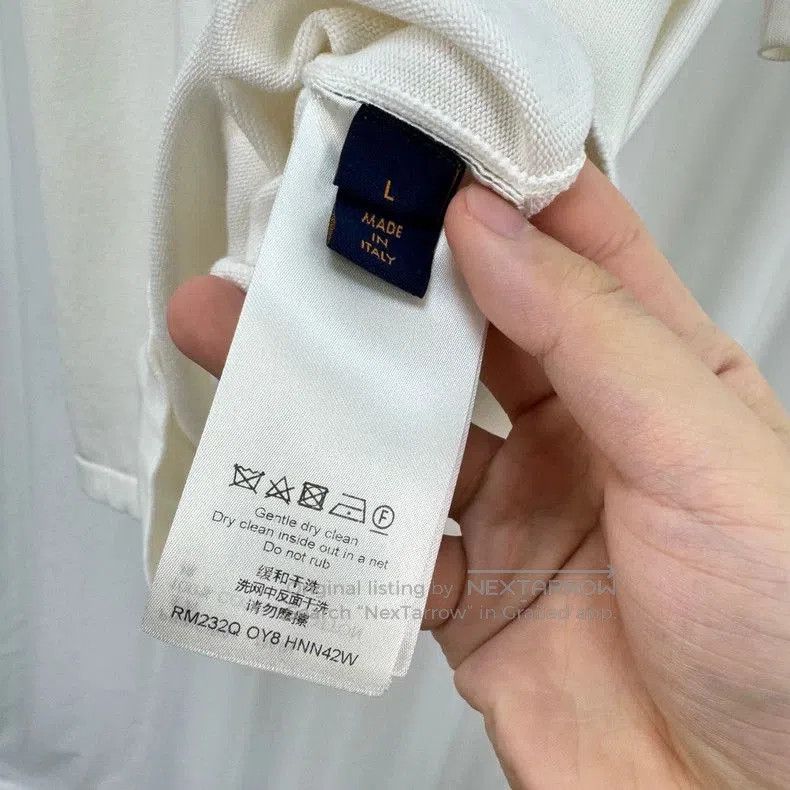 Louis Vuitton Louis Vuitton Embroidered Knit Short Sleeve. Size US L / EU 52-54 / 3 - 6 Thumbnail