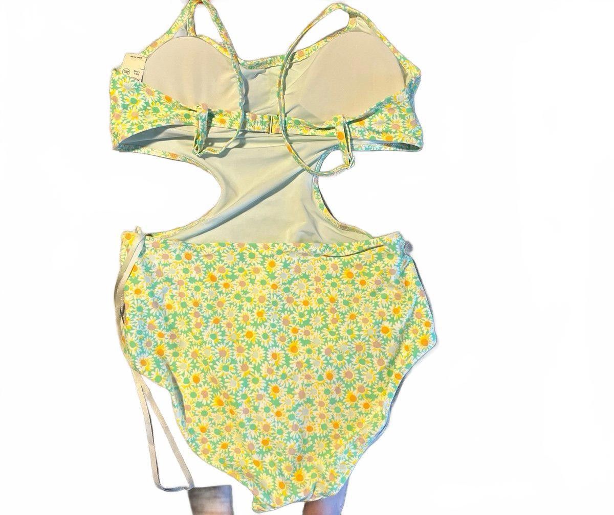 Designer Aerie Ditzy Daisy Cut out one piece Size ONE SIZE - 3 Thumbnail