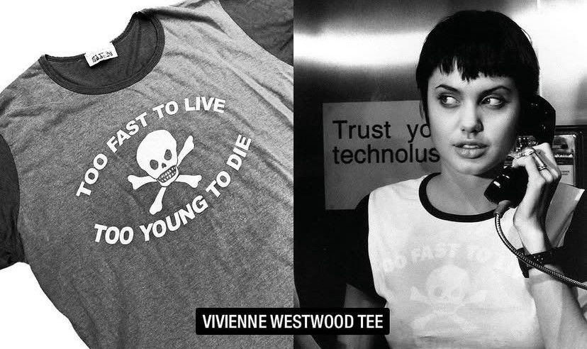 Vivienne Westwood 90s Iconic To Fast to live to yong to die cross word Size US M / EU 48-50 / 2 - 1 Thumbnail