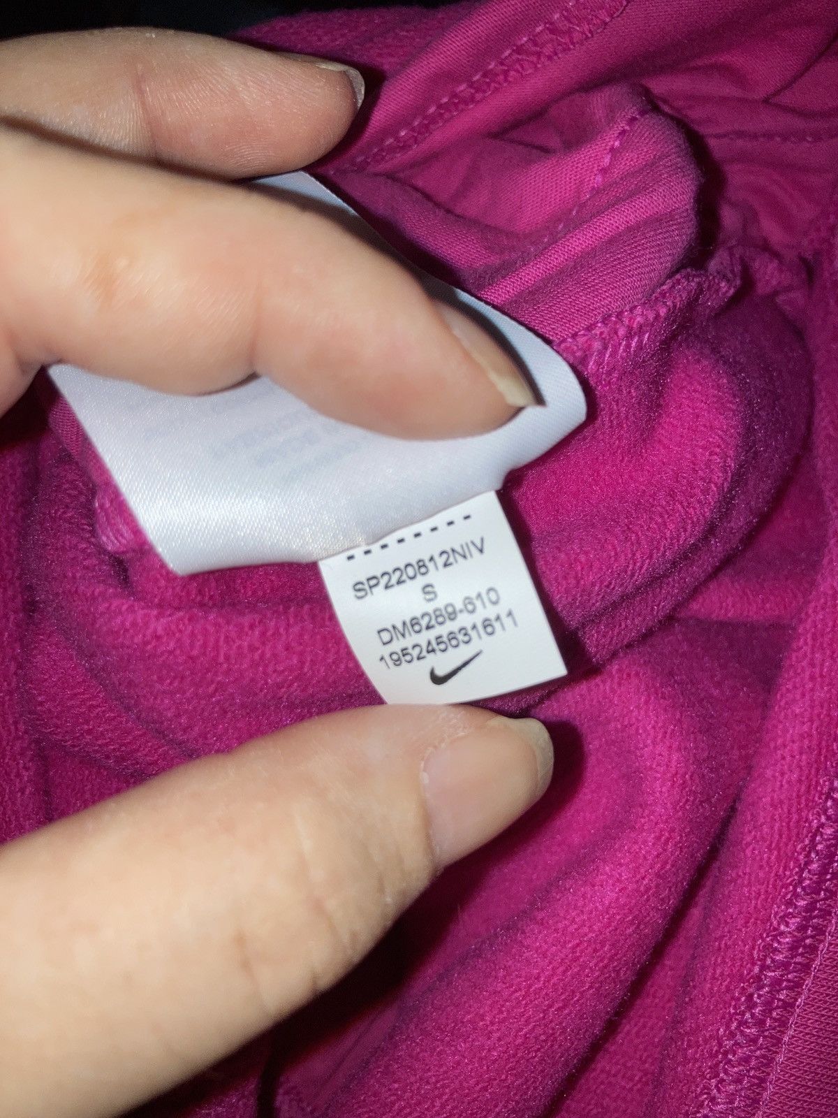Nike Nike pink long sleeve sweatshirt romper size small Size 30" / US 8 / IT 44 - 10 Thumbnail