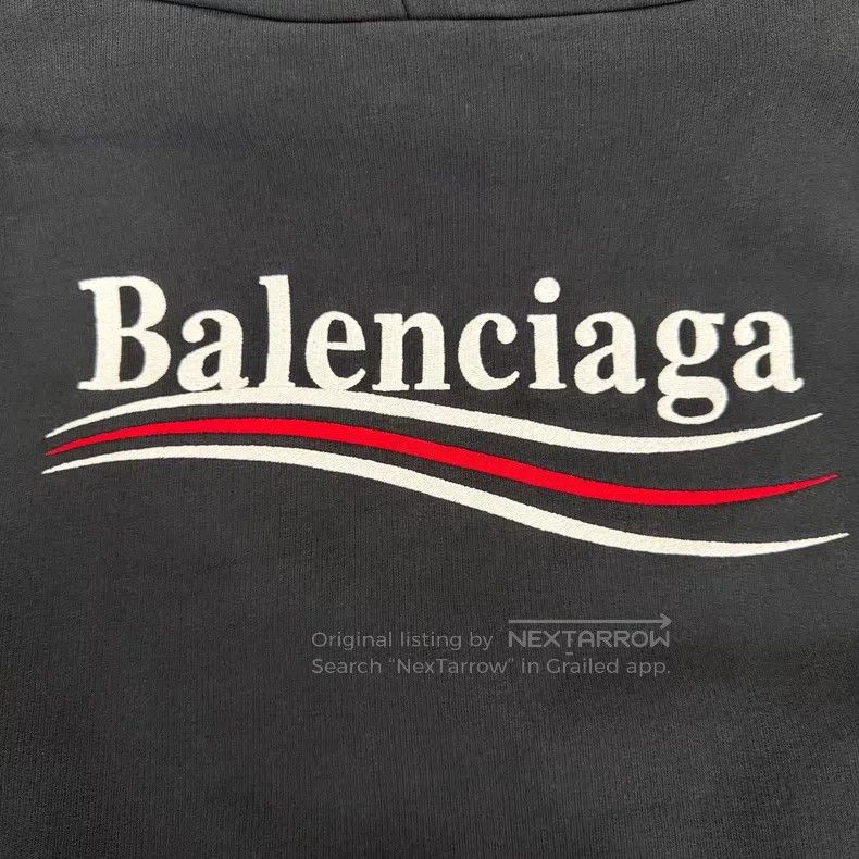 Balenciaga Balenciaga Coca-Cola Wave Letter Pattern Embroidered Destr Size US M / EU 48-50 / 2 - 7 Thumbnail