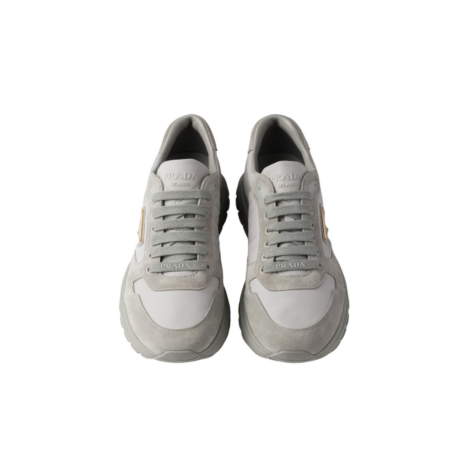 Prada PRADA Prax 2.0 Cloudy Gray Re-Nylon Sneakers New And Authent Size US 7 / EU 40 - 3 Thumbnail