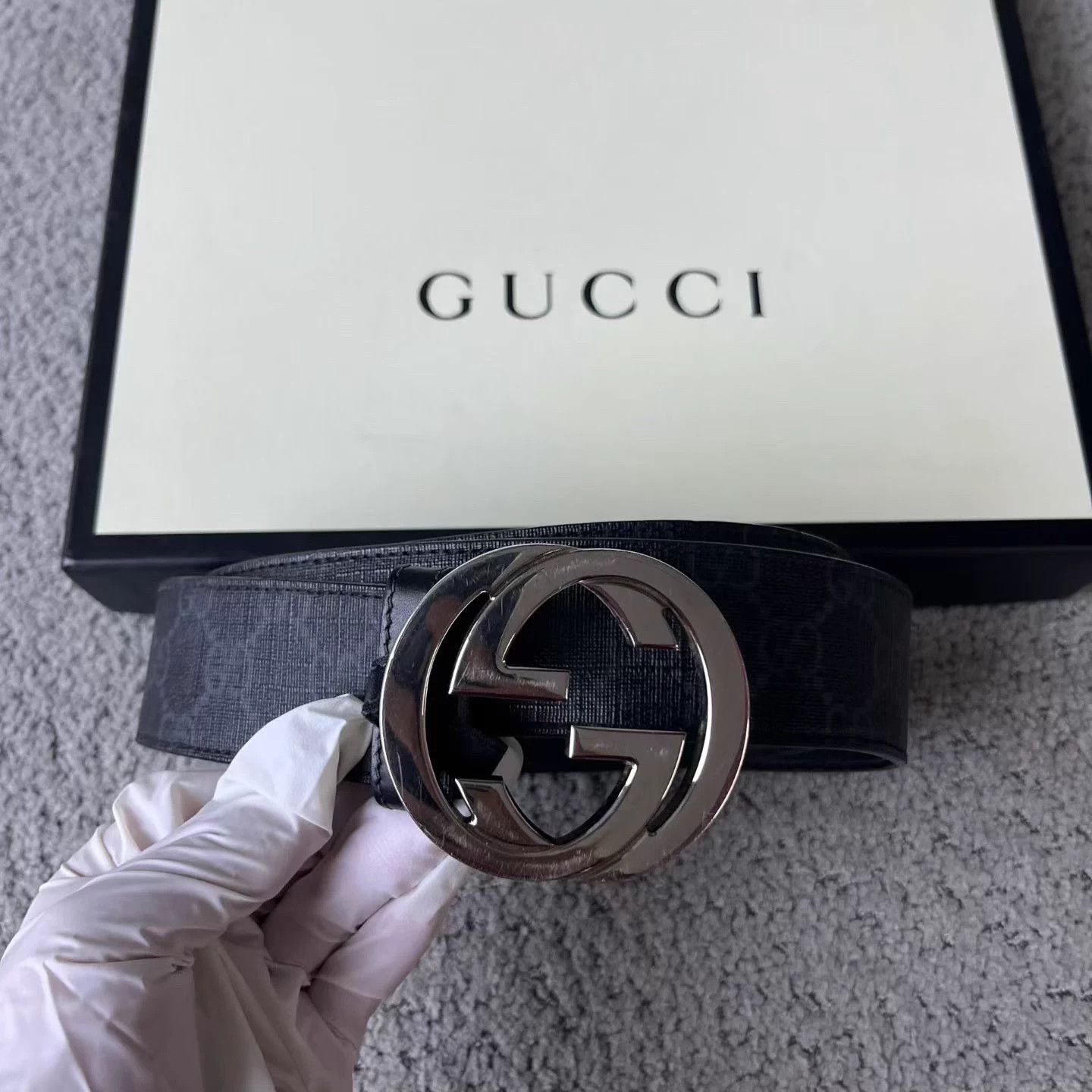 Gucci Gucci GG Buckle Canvas Belt Size ONE SIZE - 2 Thumbnail
