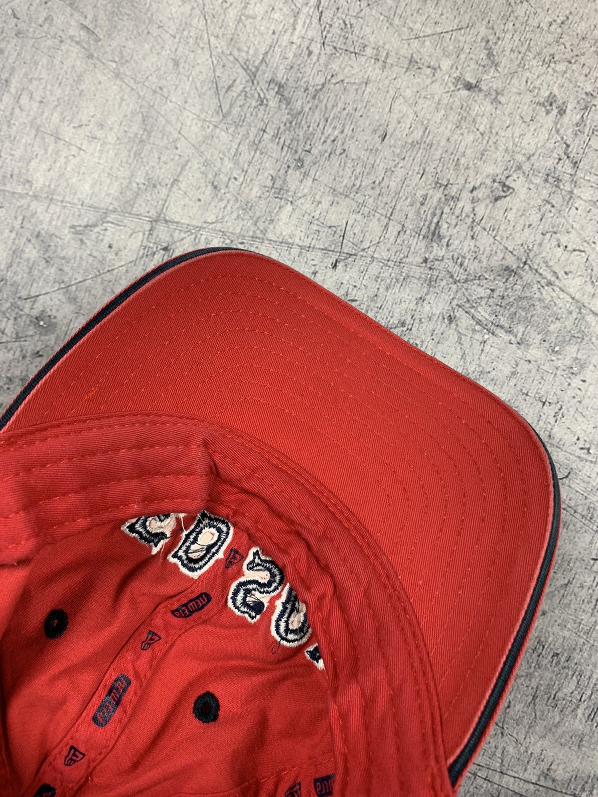 New Era Vintage Y2K New Era Boston Red Sox Faded Cap Hat One Size Size ONE SIZE - 8 Thumbnail