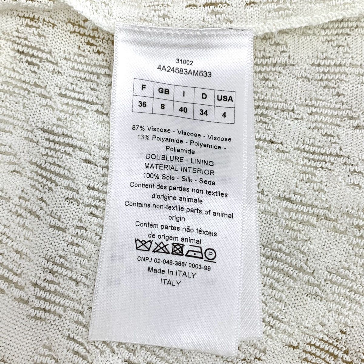 Dior Dior All-over Print Long Sleeve Irregular Knit Sweater K26WX Size XS / US 0-2 / IT 36-38 - 6 Thumbnail