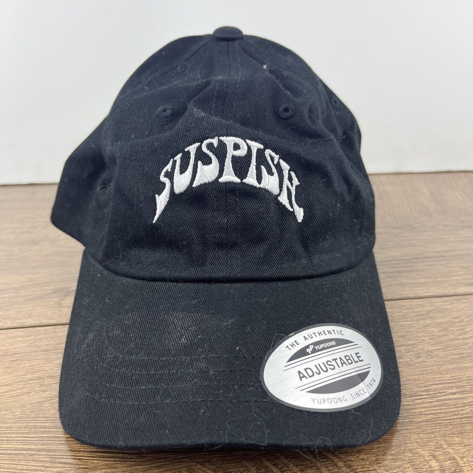 Other Suspish Hat Sus Black Hat Adjustable Adult Size Hat Black Ca Size ONE SIZE - 5 Thumbnail