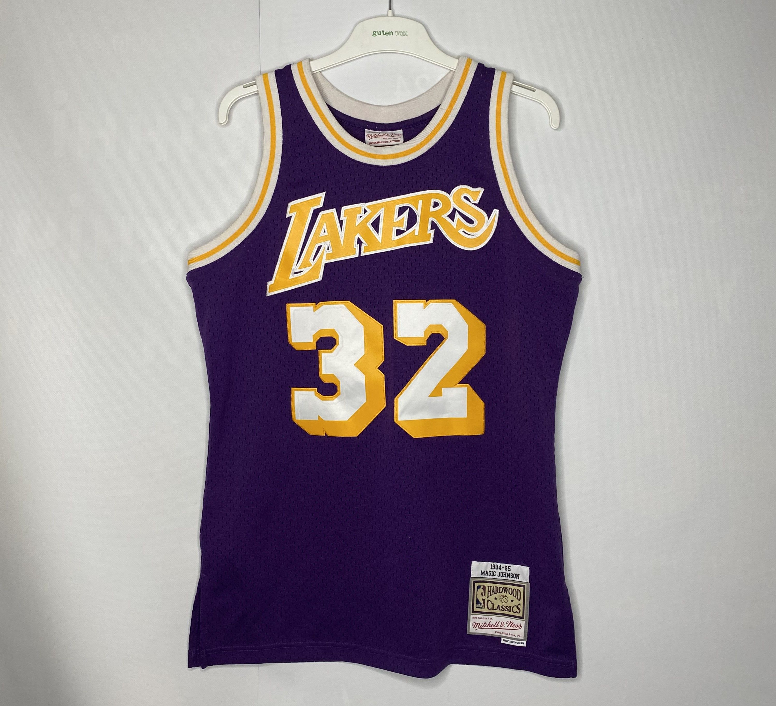 Mitchell & Ness × NBA JOHNSON #32 LOS ANGELES LAKERS BASKETBALL NBA JERSEY 1984 Size US L / EU 52-54 / 3 - 1 Thumbnail