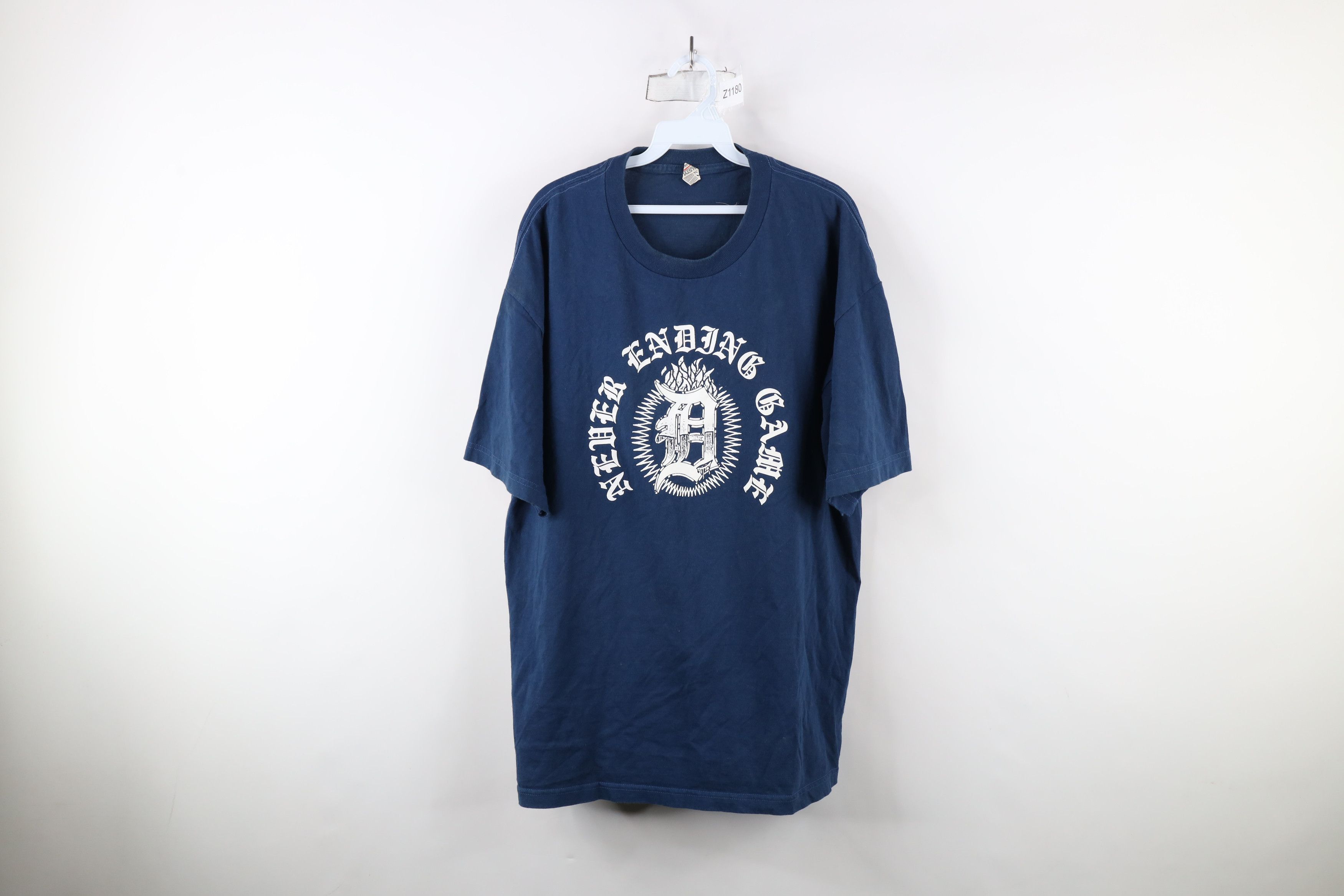 Vintage Vintage Y2K Detroit Never Ending Game Metalcore Band T-Shirt Size US XL / EU 56 / 4 - 1 Thumbnail