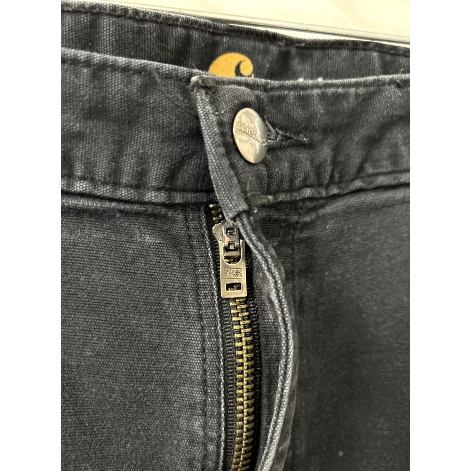 Carhartt VINTAGE Carhartt Work Pants Mens 38x30 Black Straight Fit Rugged Flex Canvas 102821-001 Size US 38 / EU 54 - 5 Thumbnail