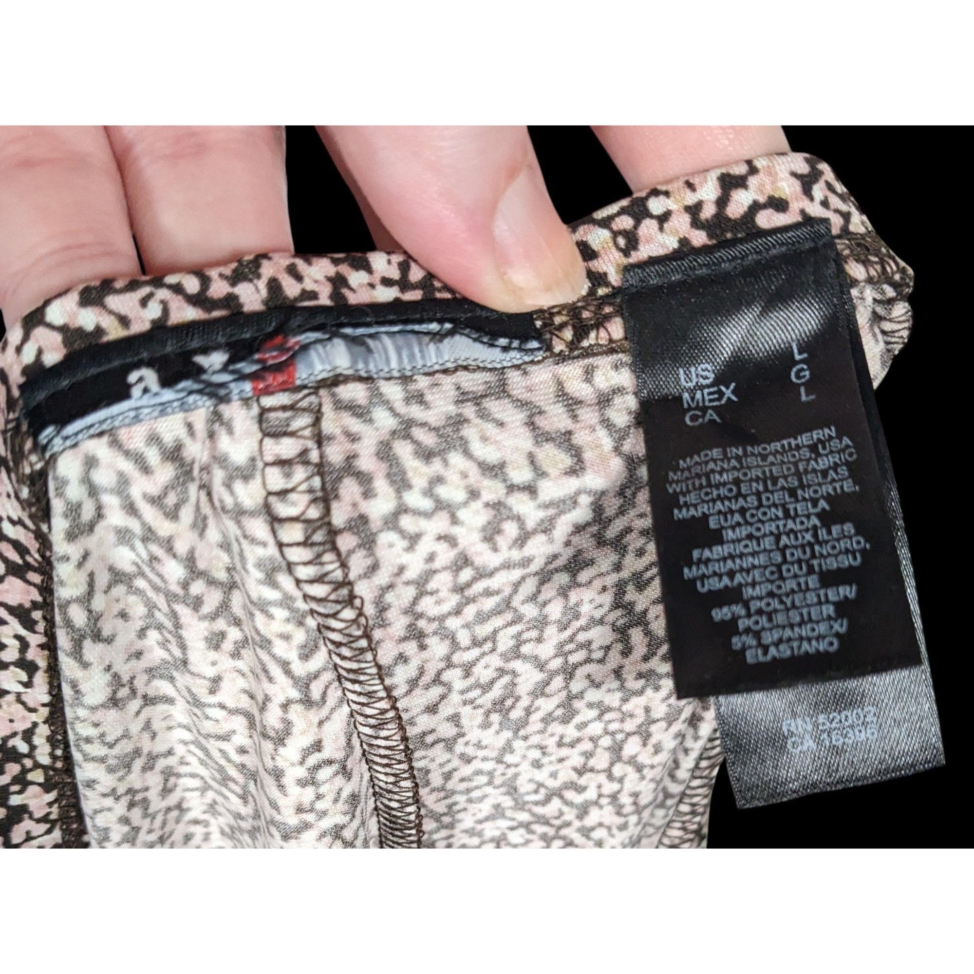 Liz Claiborne Liz Claiborne Brown And Cream Speckled Skirt Size 38" / US 16 / IT 52 - 3 Thumbnail